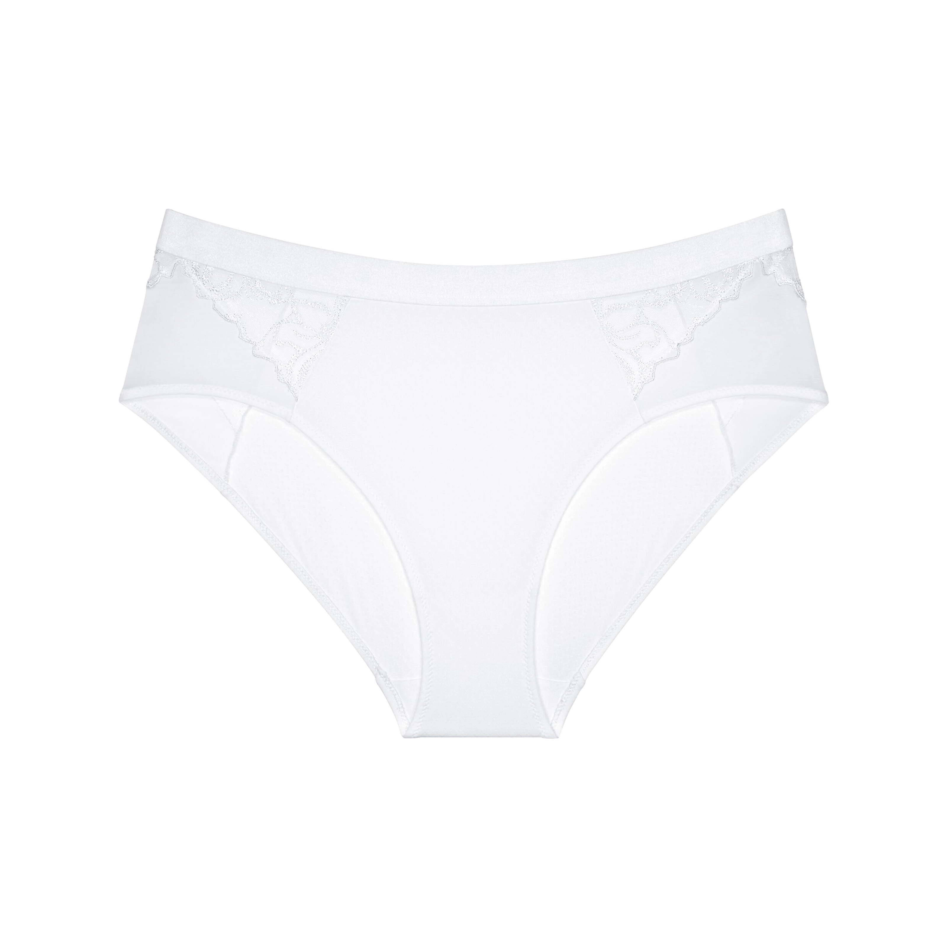 Wild Azalea Florale Panty in weiss
