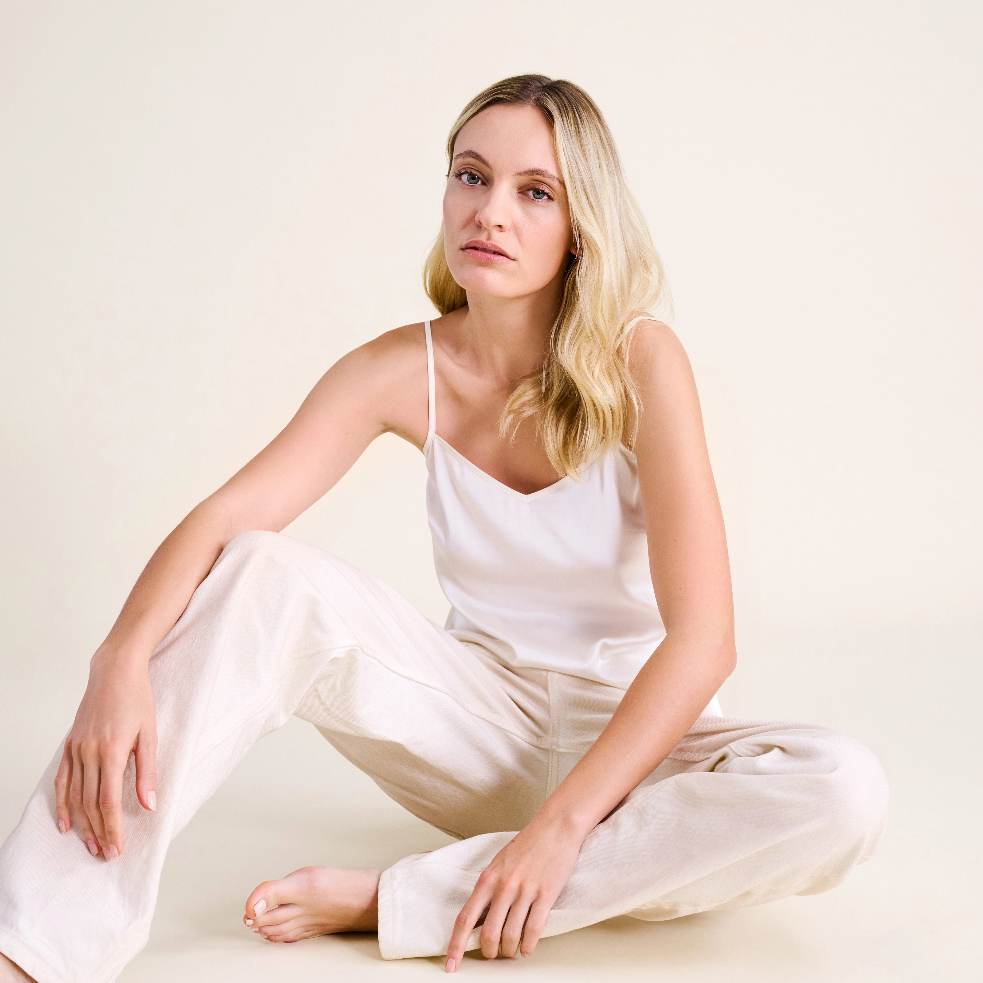 Sally Top Spaghetti in weiss