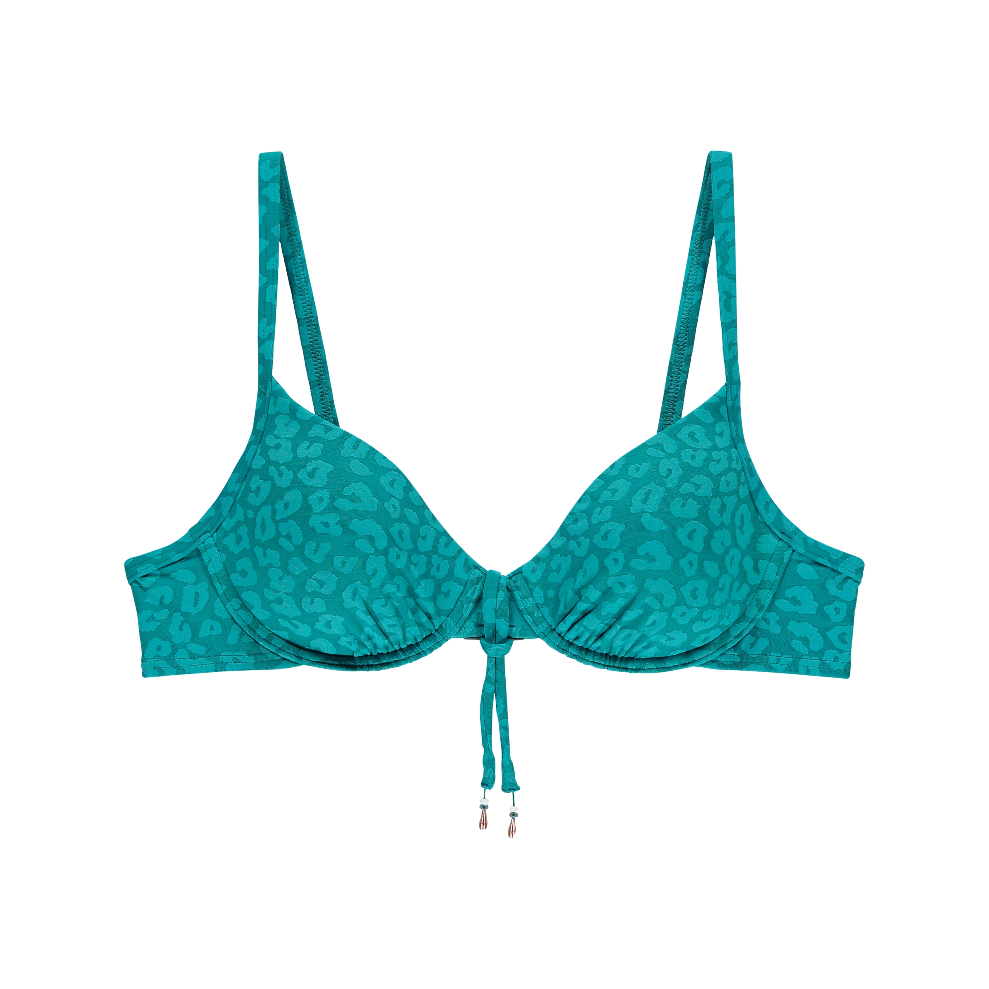 Alana Bikini Top mit Bügel gefüttert in türkis