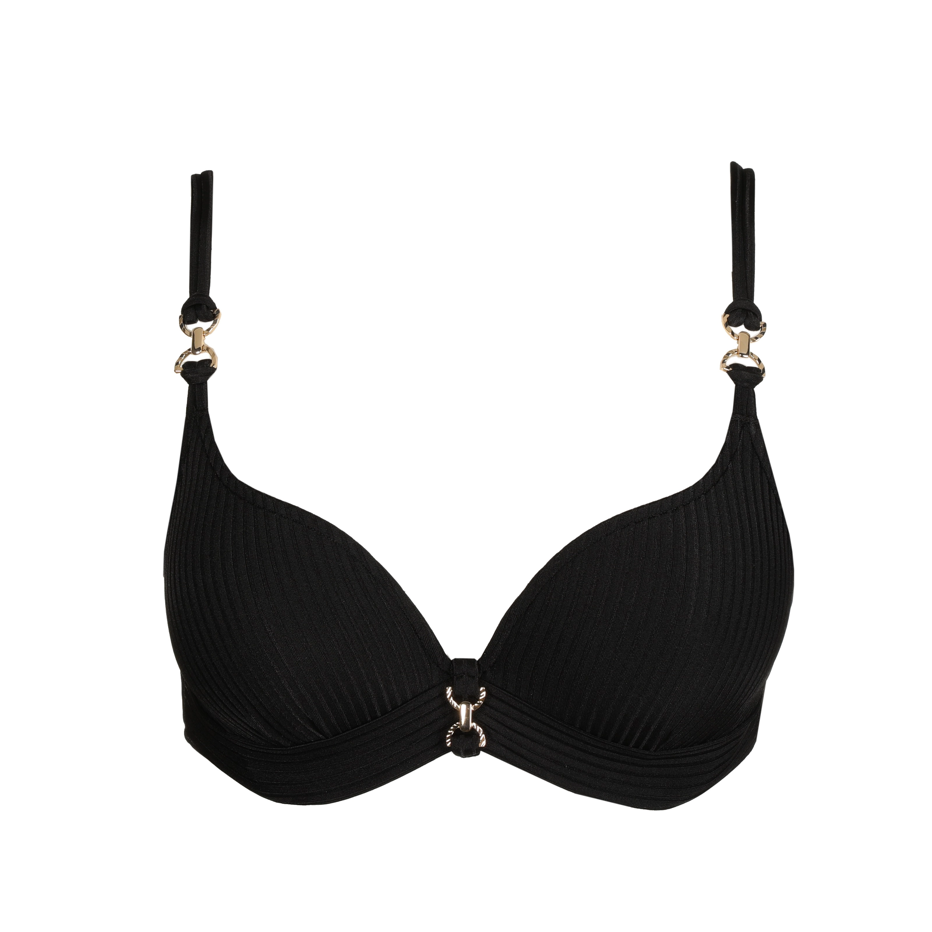 Emly Bikini Top mit Bügel gefüttert in schwarz