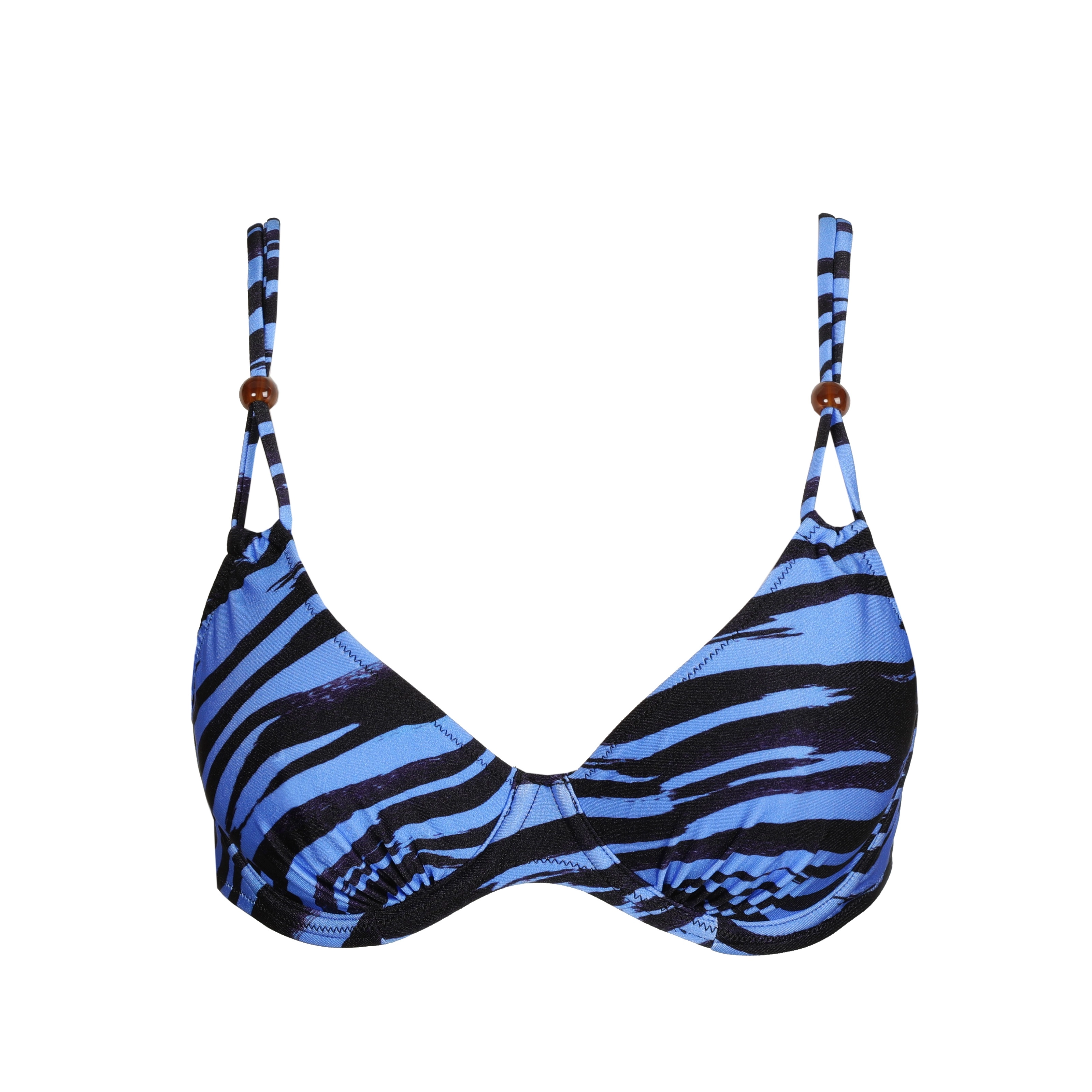 Marva Bikini Top mit Bügel ungefüttert in blau
