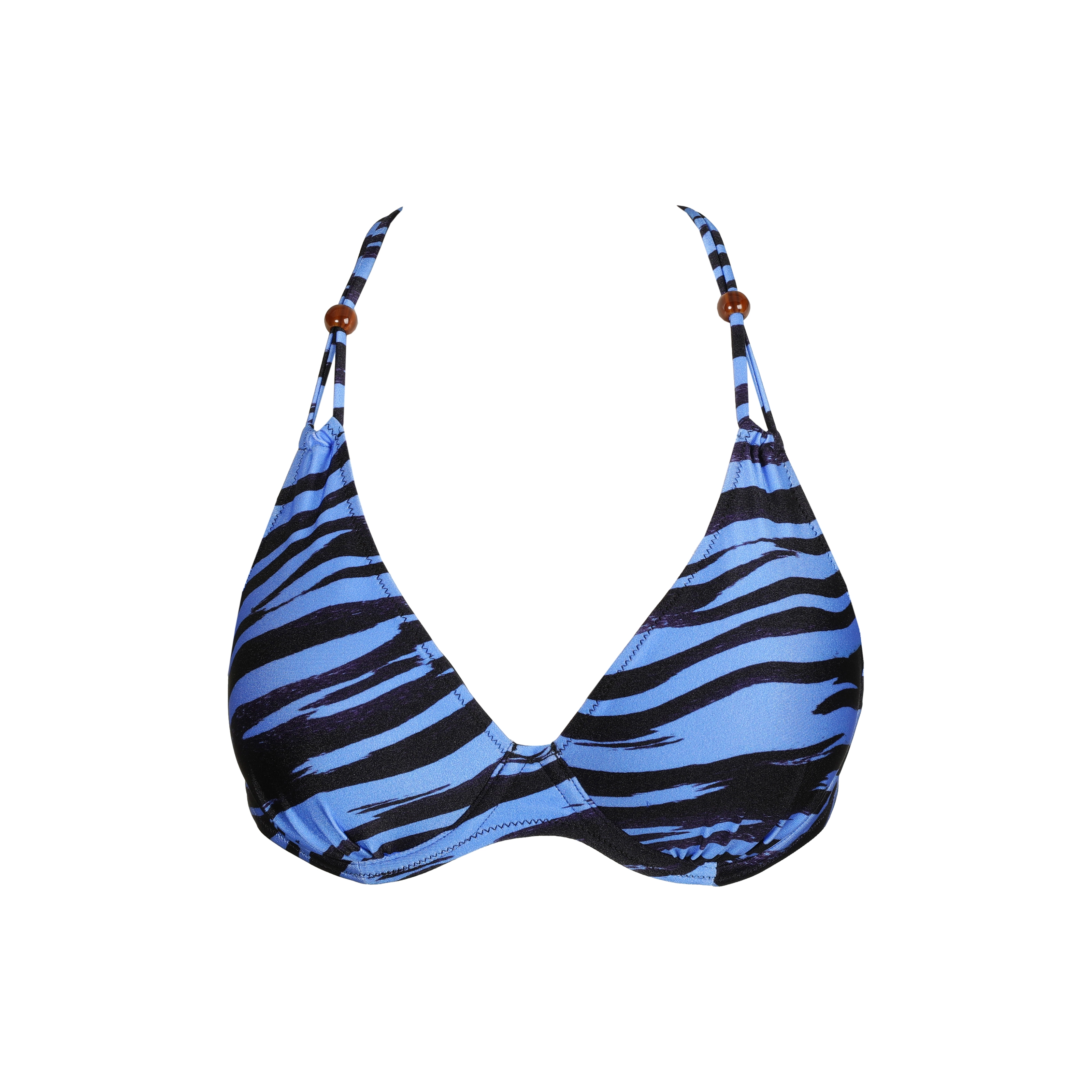 Marva Bikini Top mit Bügel gefüttert in blau