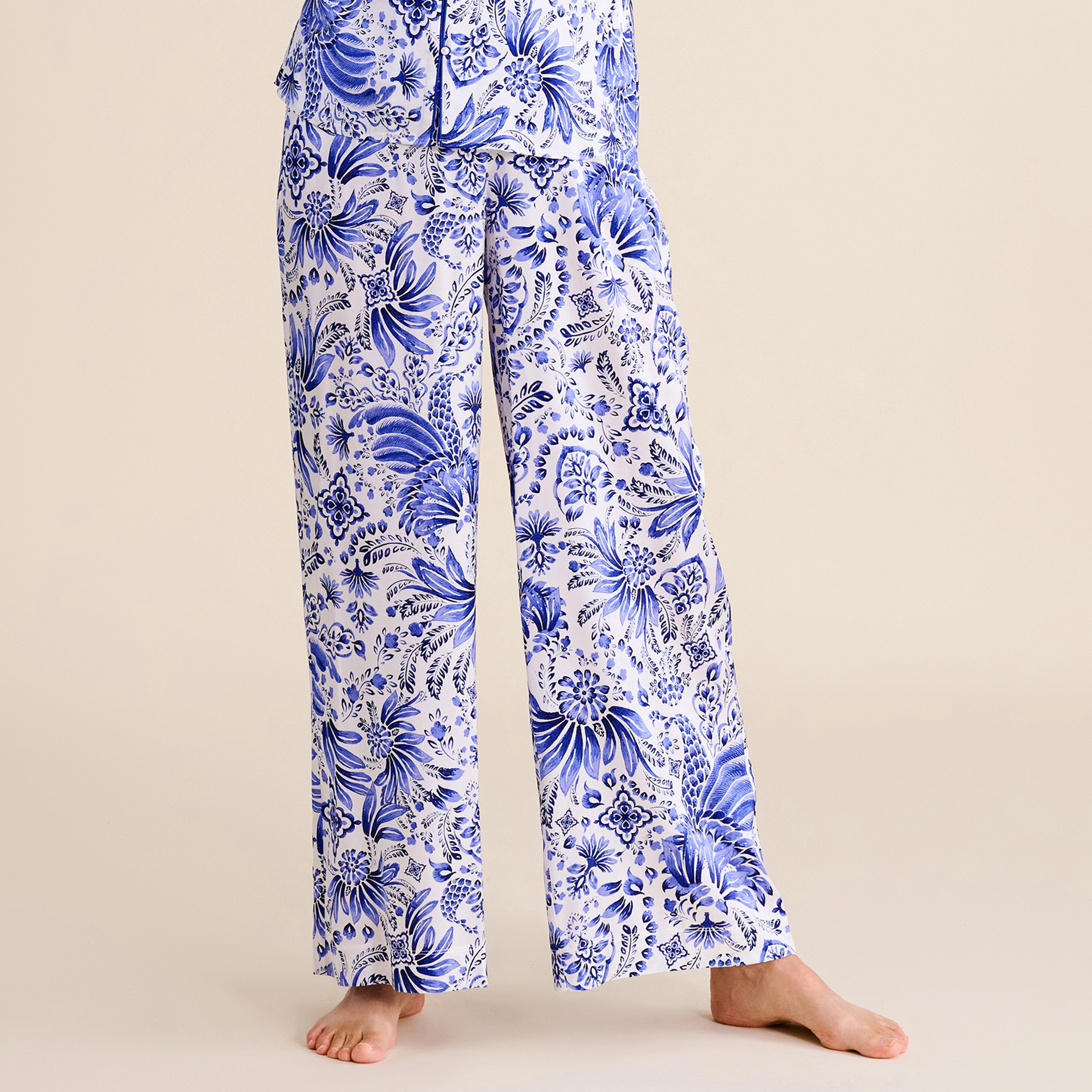 Andia Pyjama Unterteil in blau
