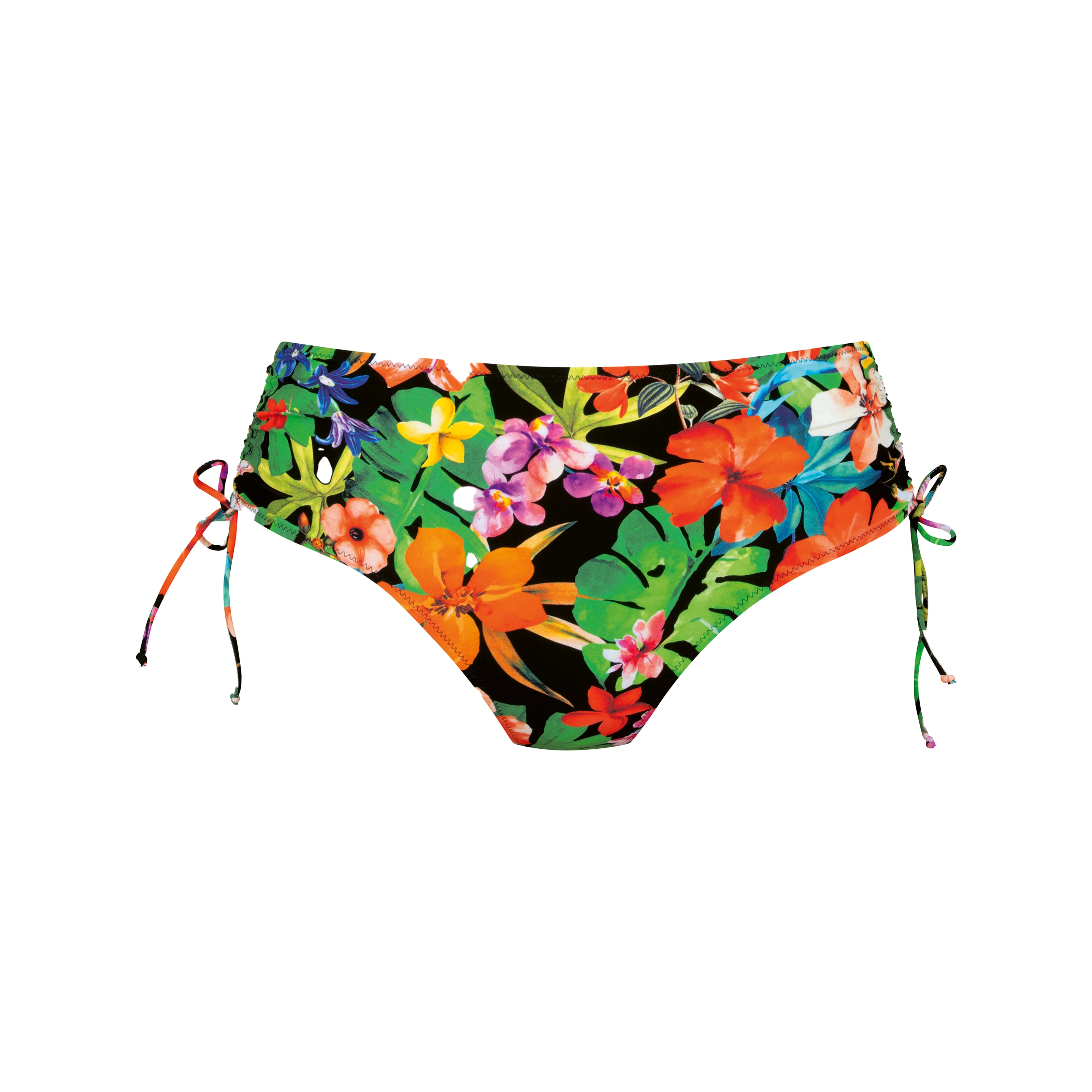 Image of Wild Garden Bikini Regular Slip in schwarz