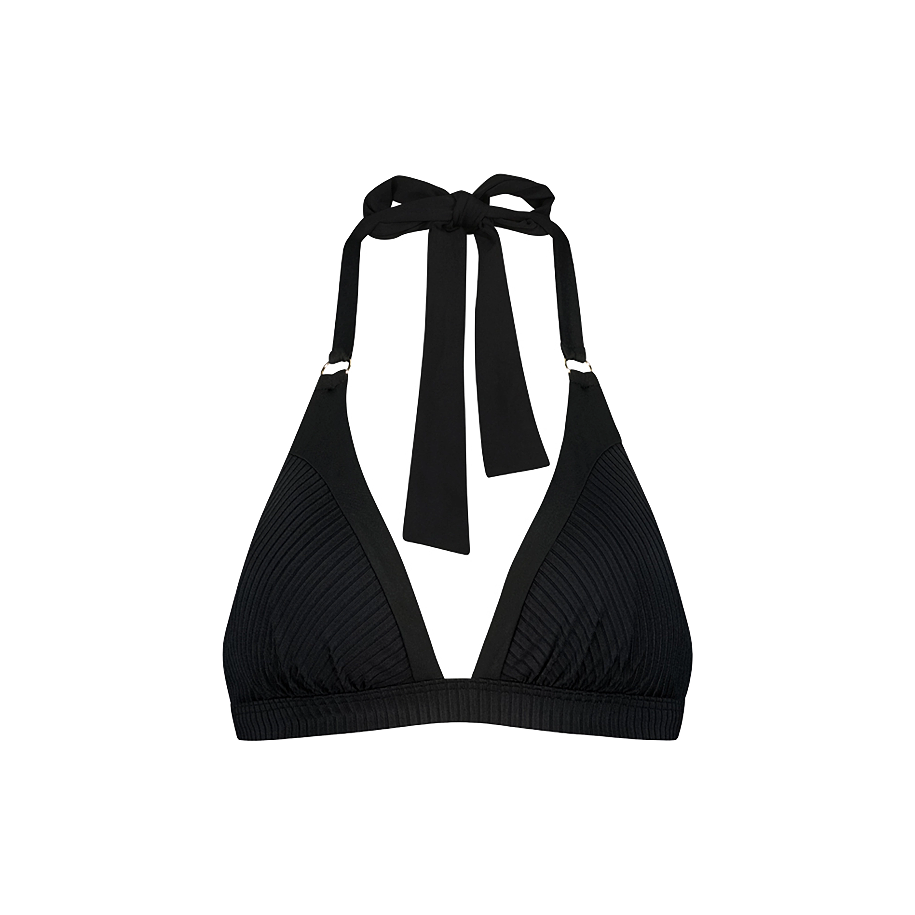 Caviar Bikini Top ohne Bügel ungefüttert in schwarz