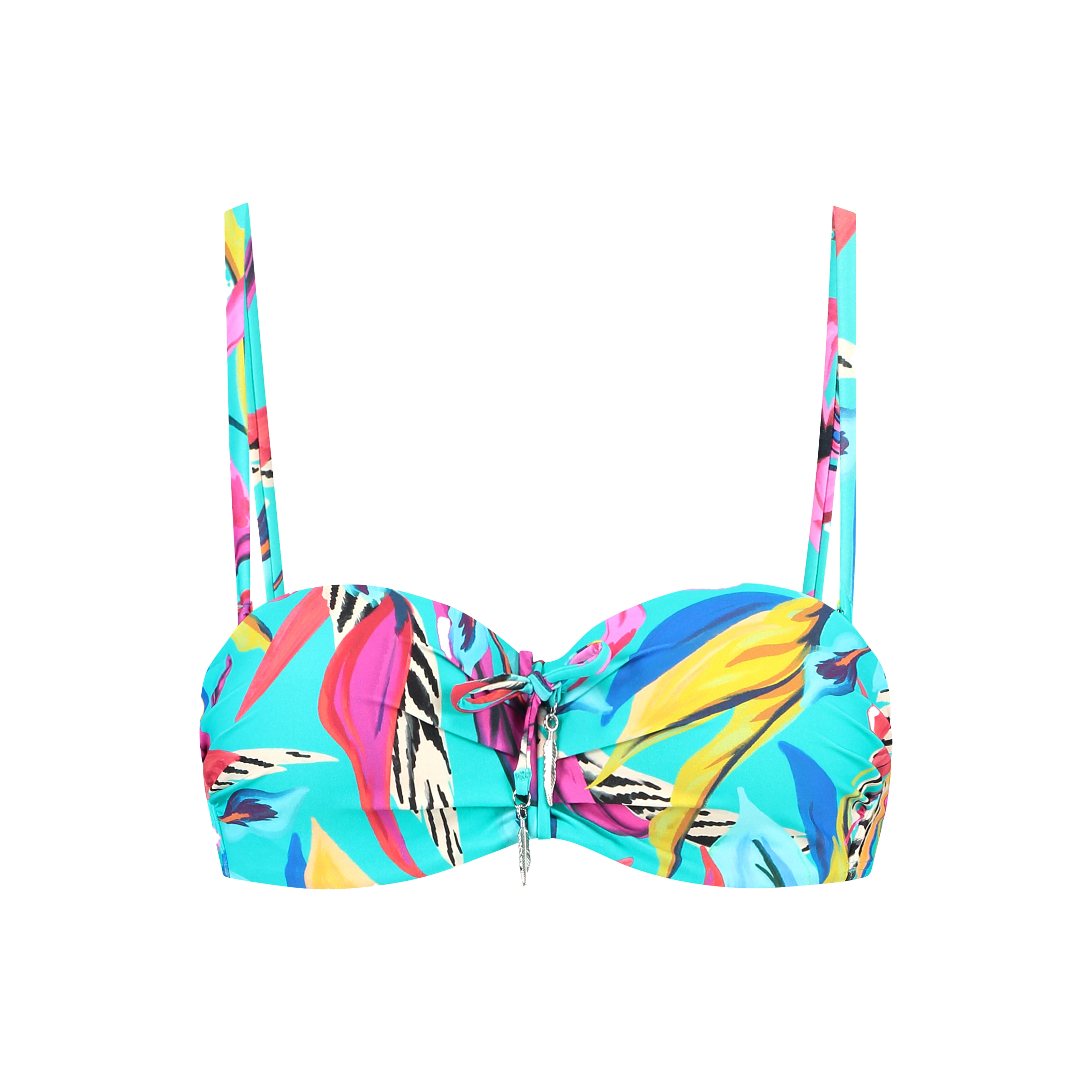 Fiji Bikini Top ohne Bügel gefüttert in bunt