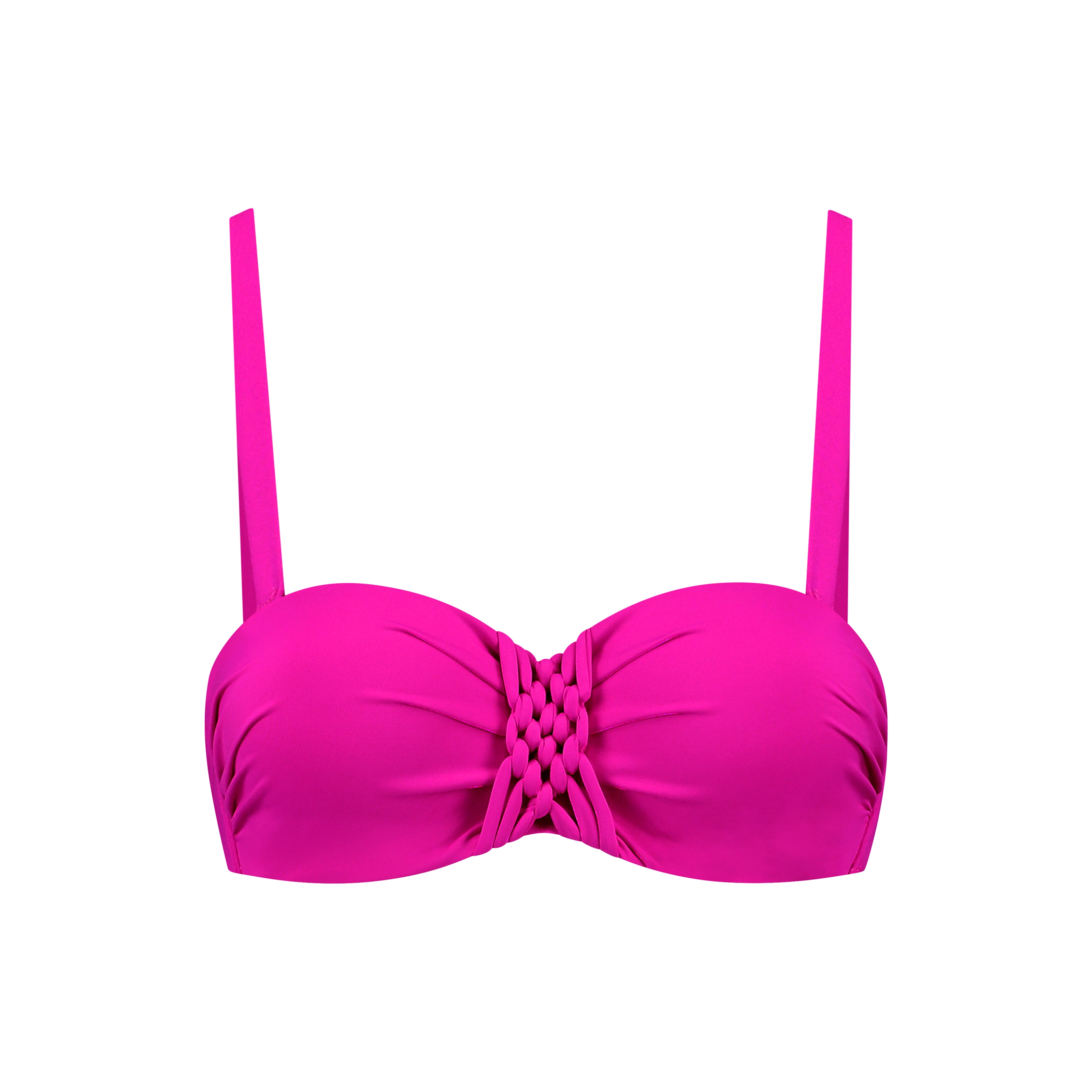 Framboise Bikini Top ohne Bügel gefüttert in bunt