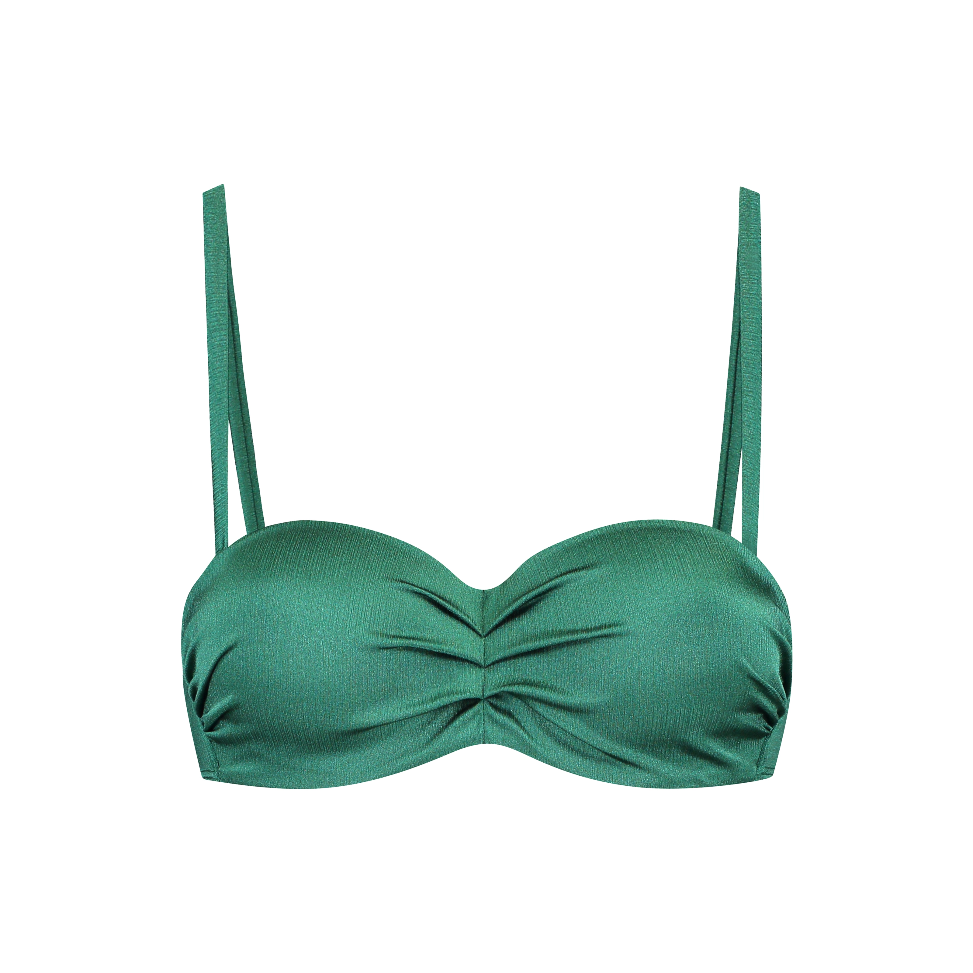 Treasure Green Bikini Top ohne Bügel gefüttert in grün