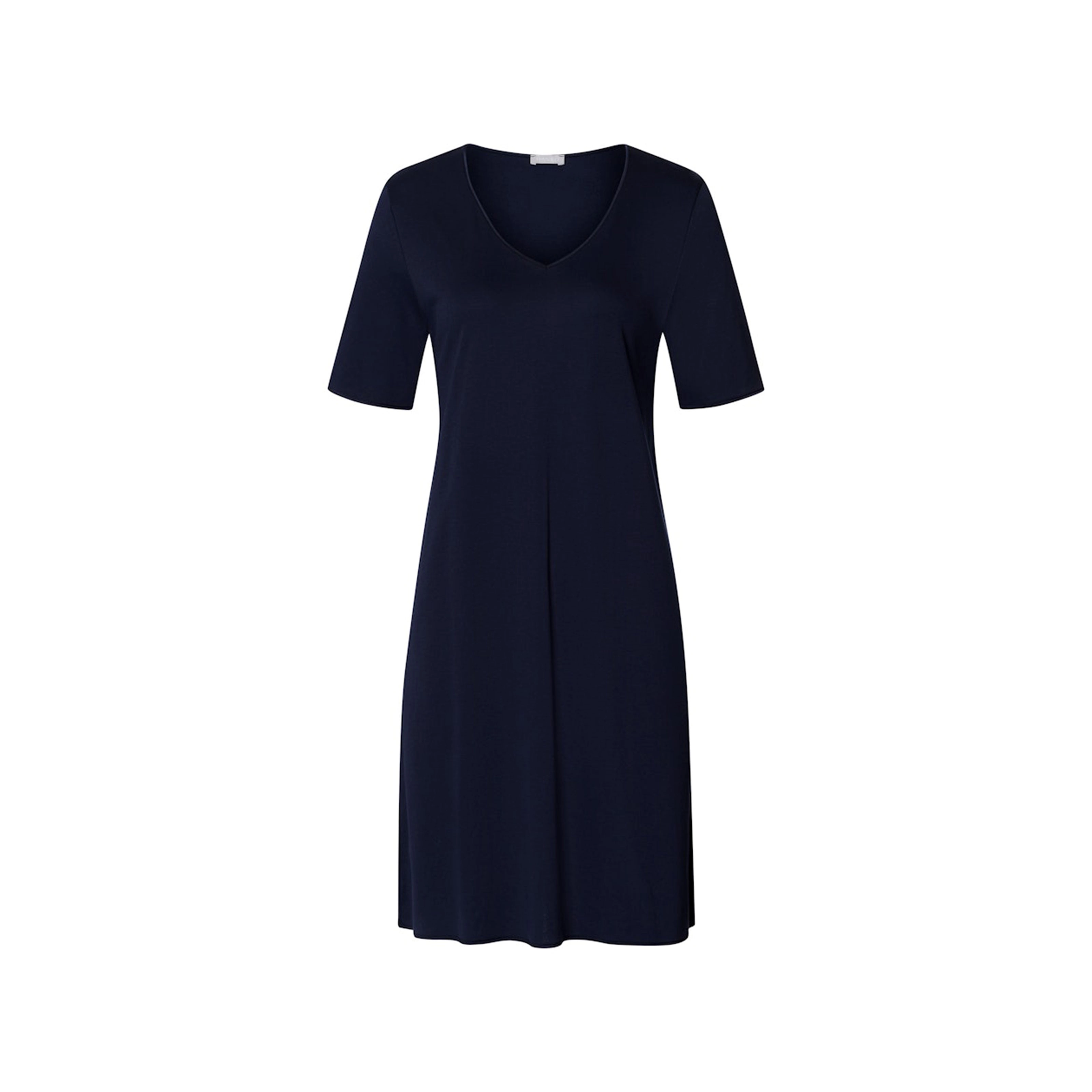 Cotton Silk Nachthemd lang in blau