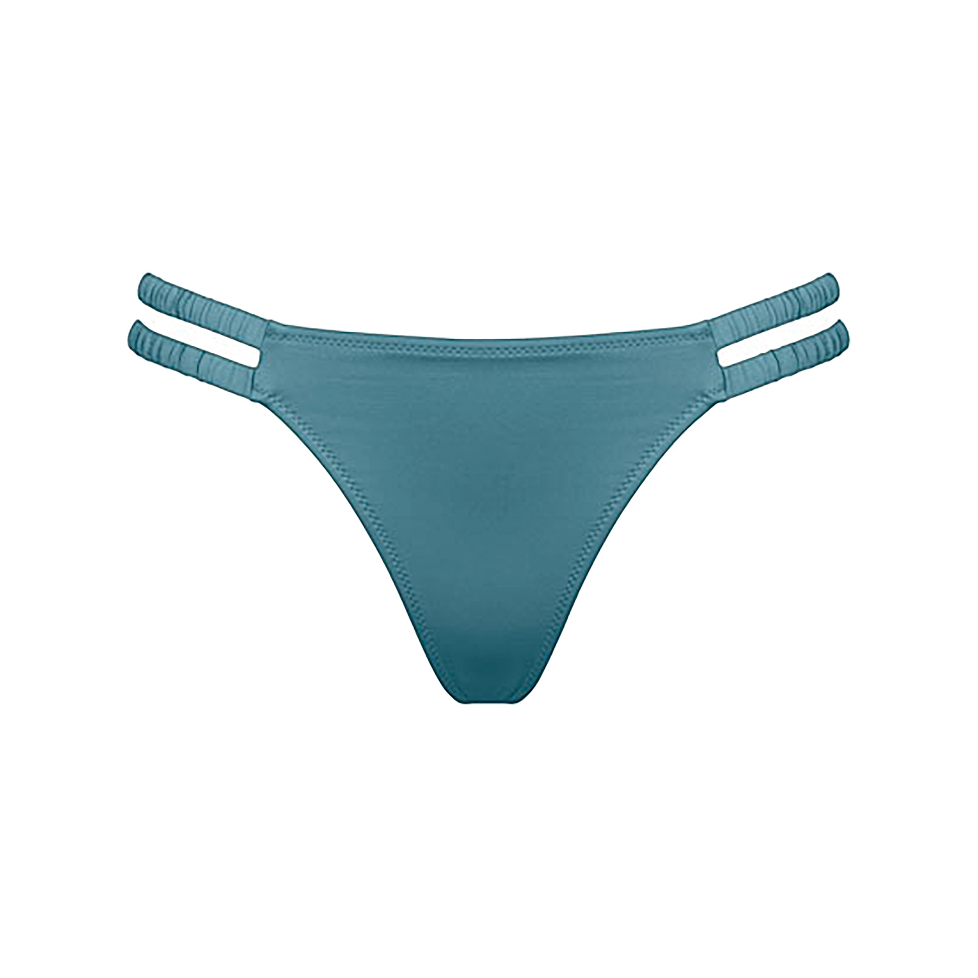 Shimmering Solids Bikini Regular Slip in blau