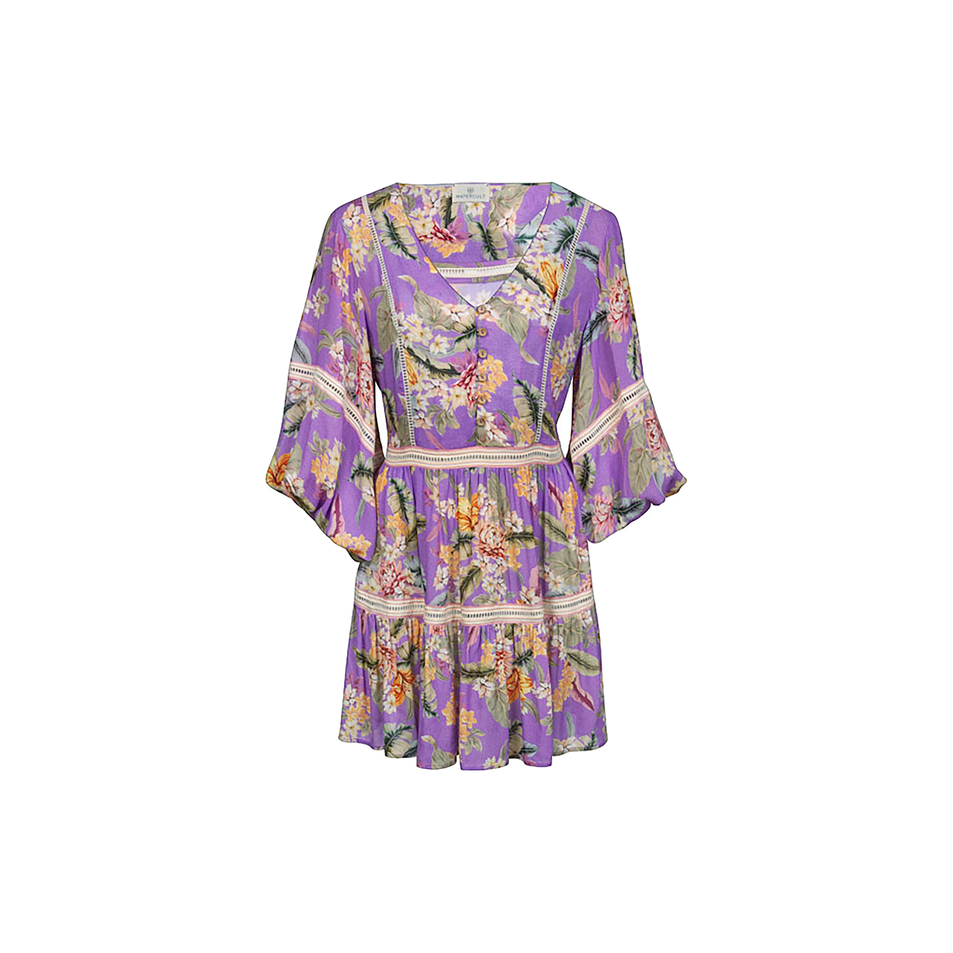 Dreamscape Tropics Kleid in violett