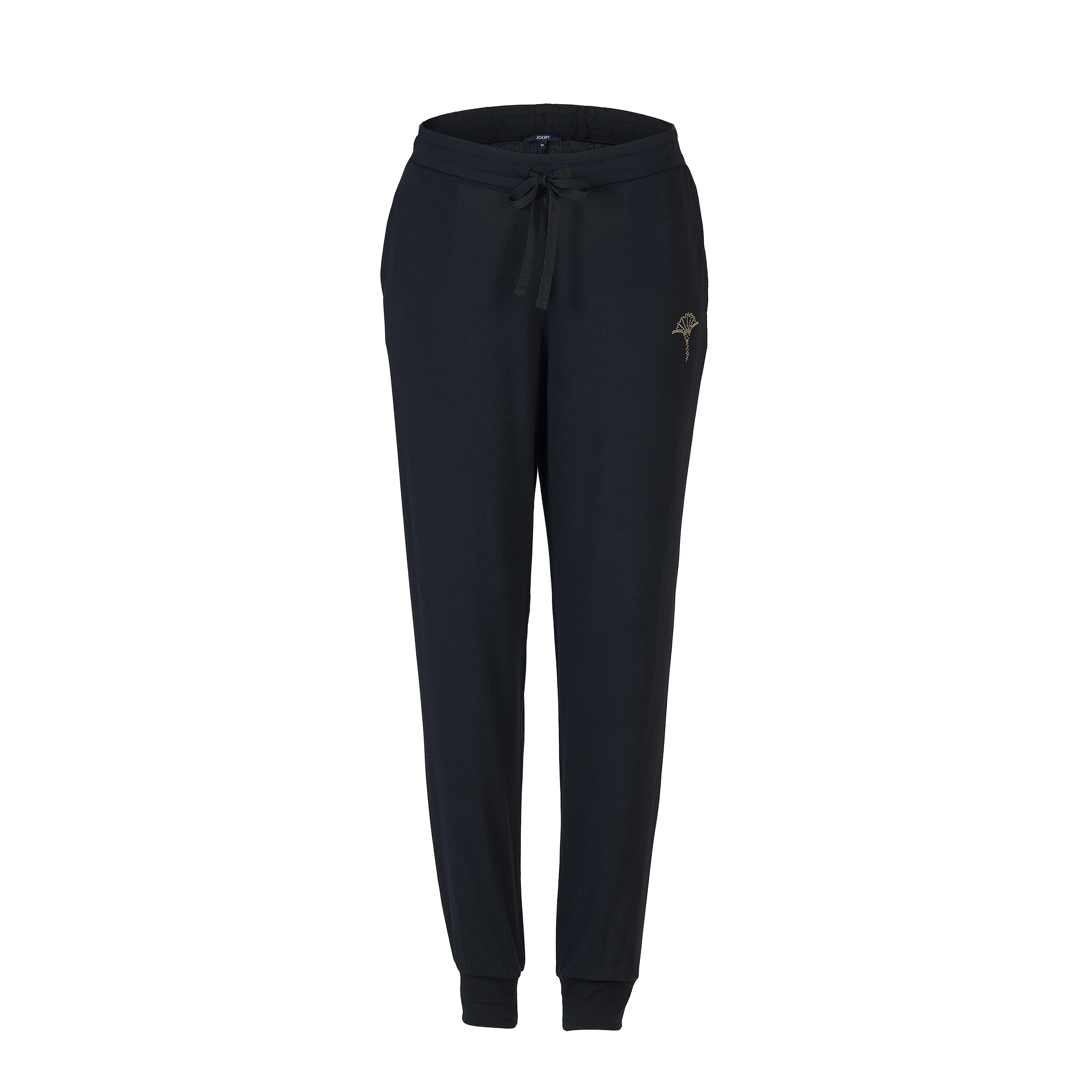 Luxe Pyjama Unterteil in schwarz