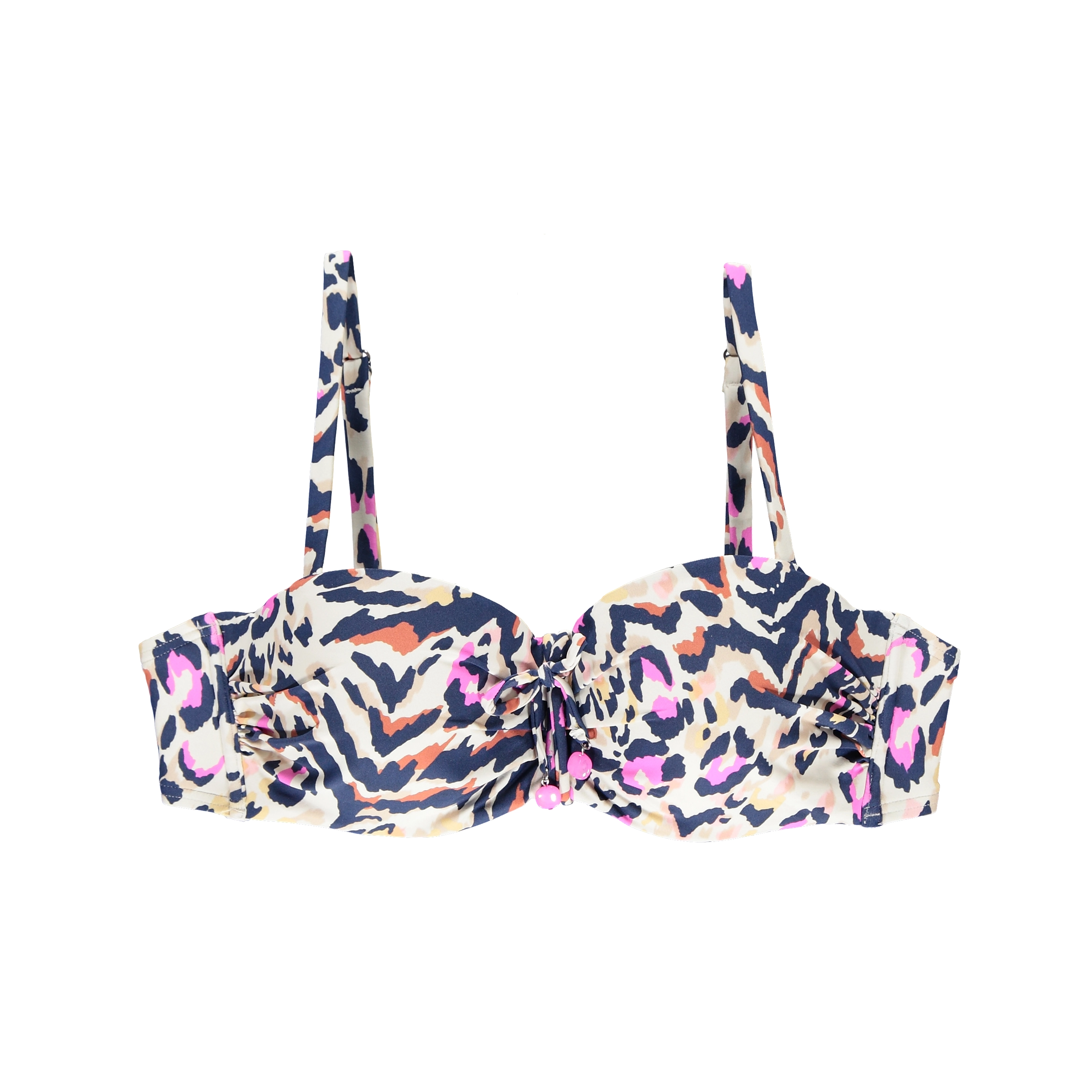 Wildlife Bikini Top ohne Bügel gefüttert in bunt