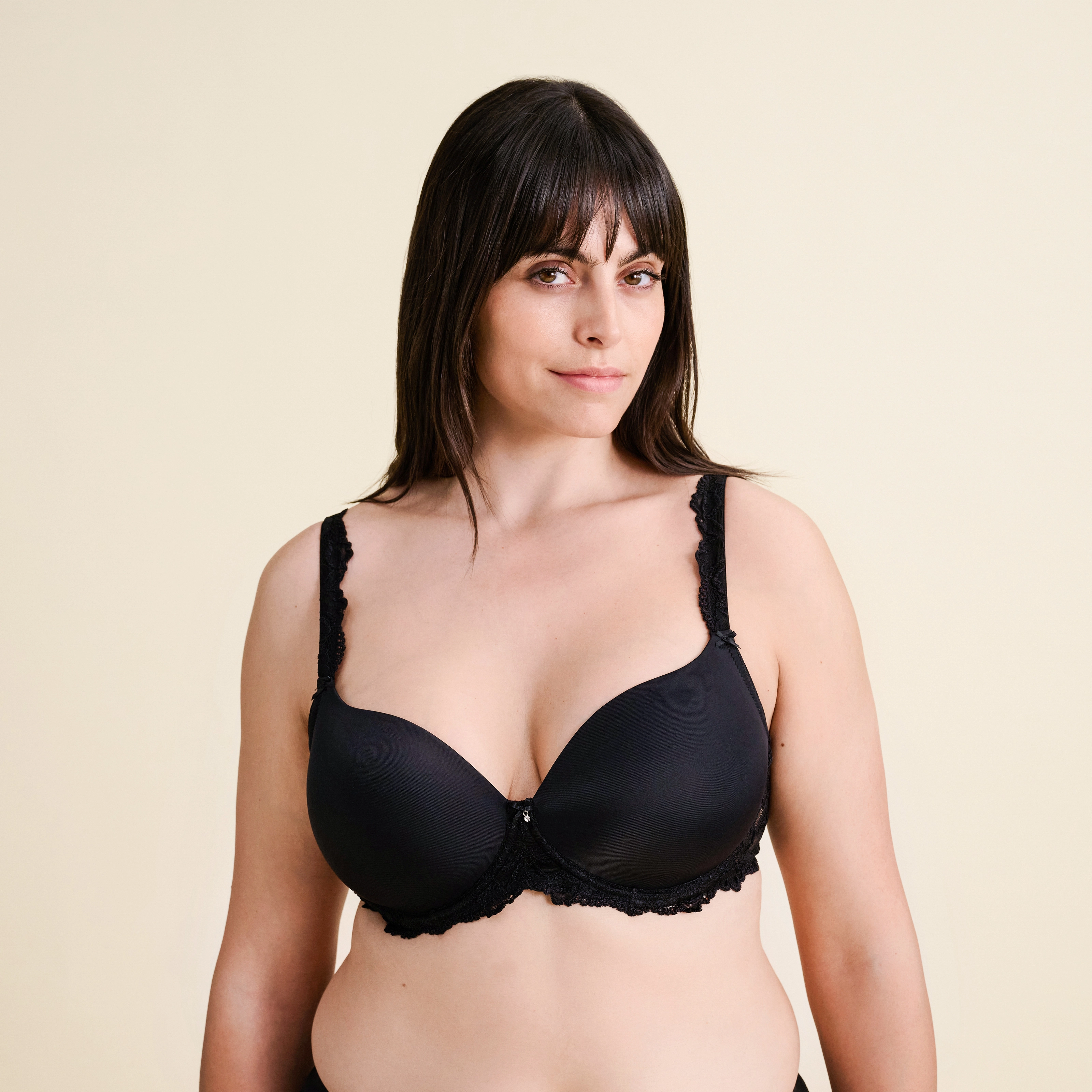 Luxury Desire BH mit Bügel, gefüttert in schwarz