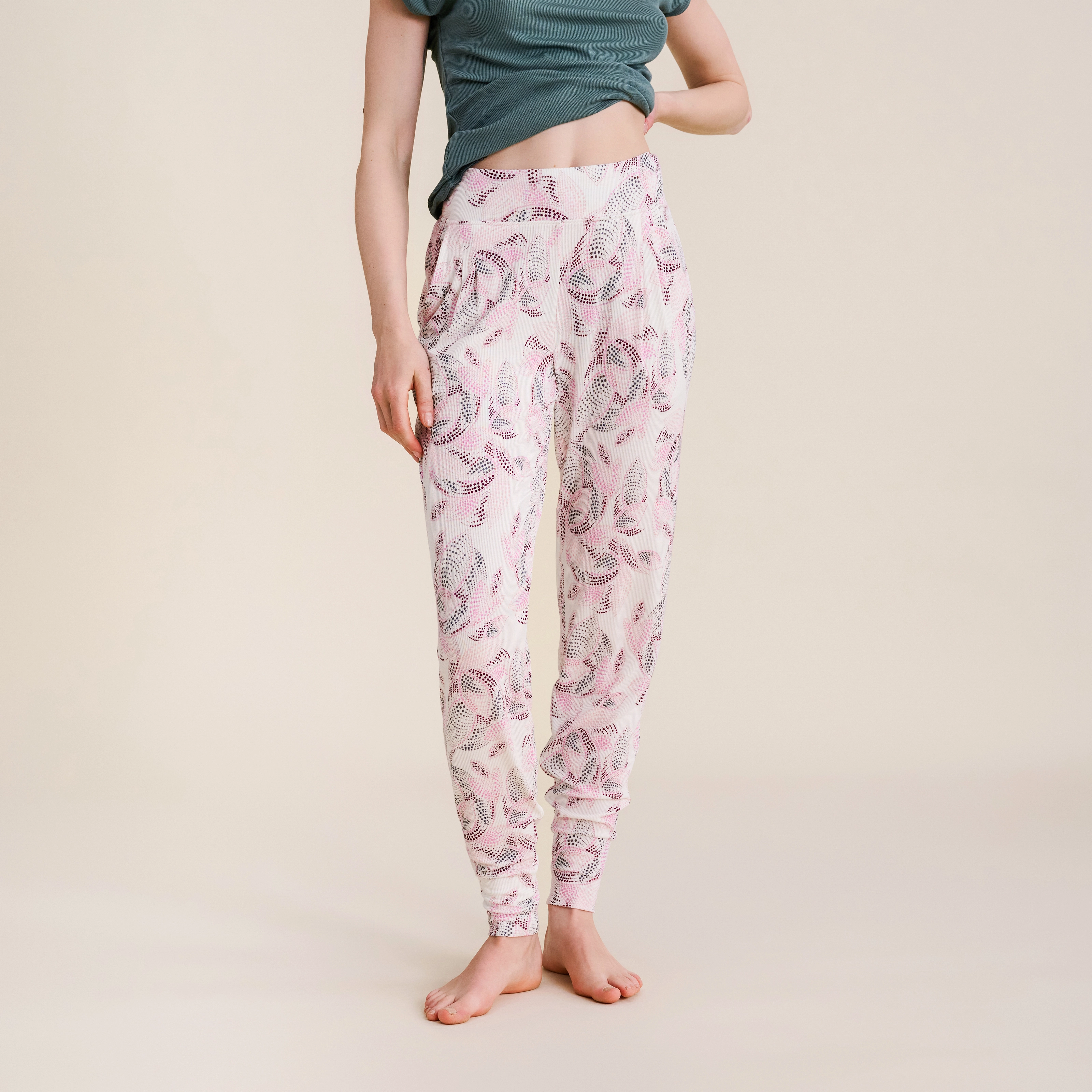 Beline Pyjama Unterteil in grün