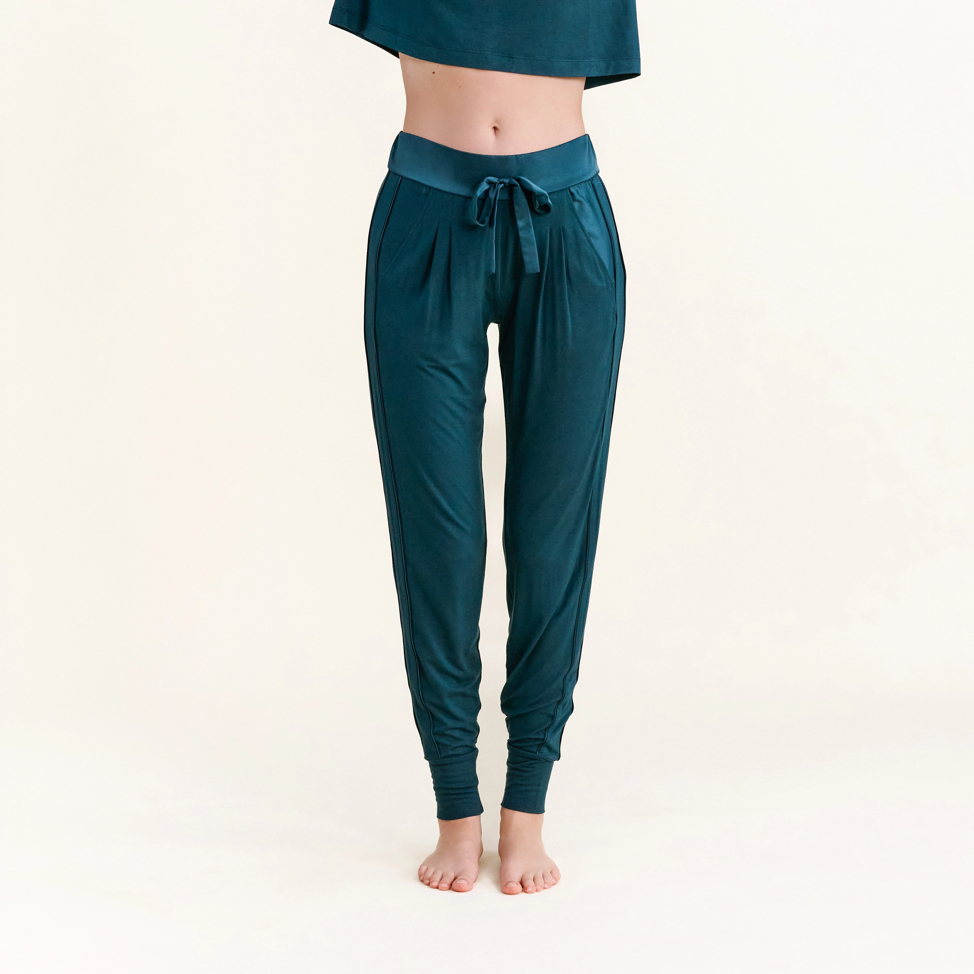 Beeja Pyjama Unterteil in grün