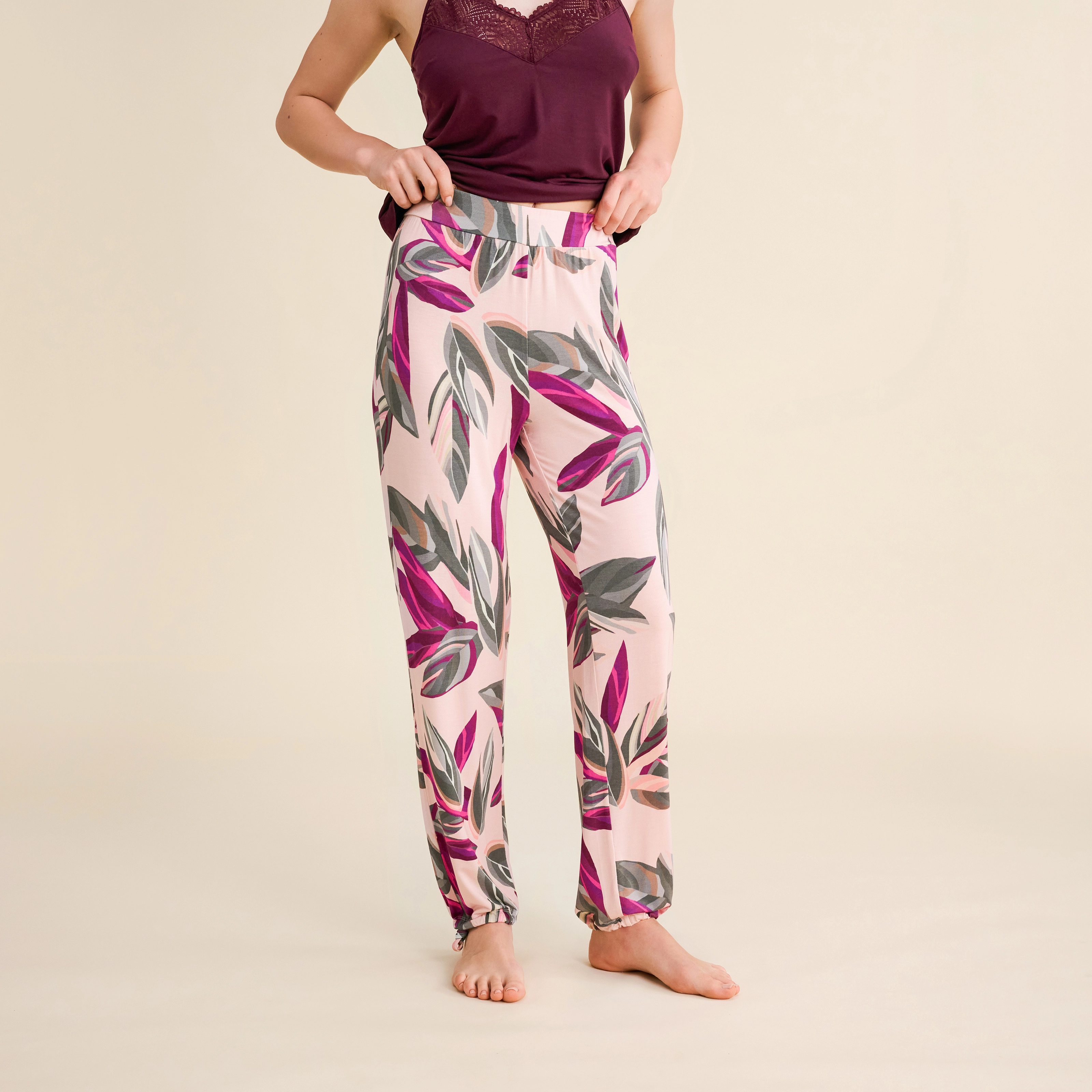 Benina Pyjama Unterteil in rosa