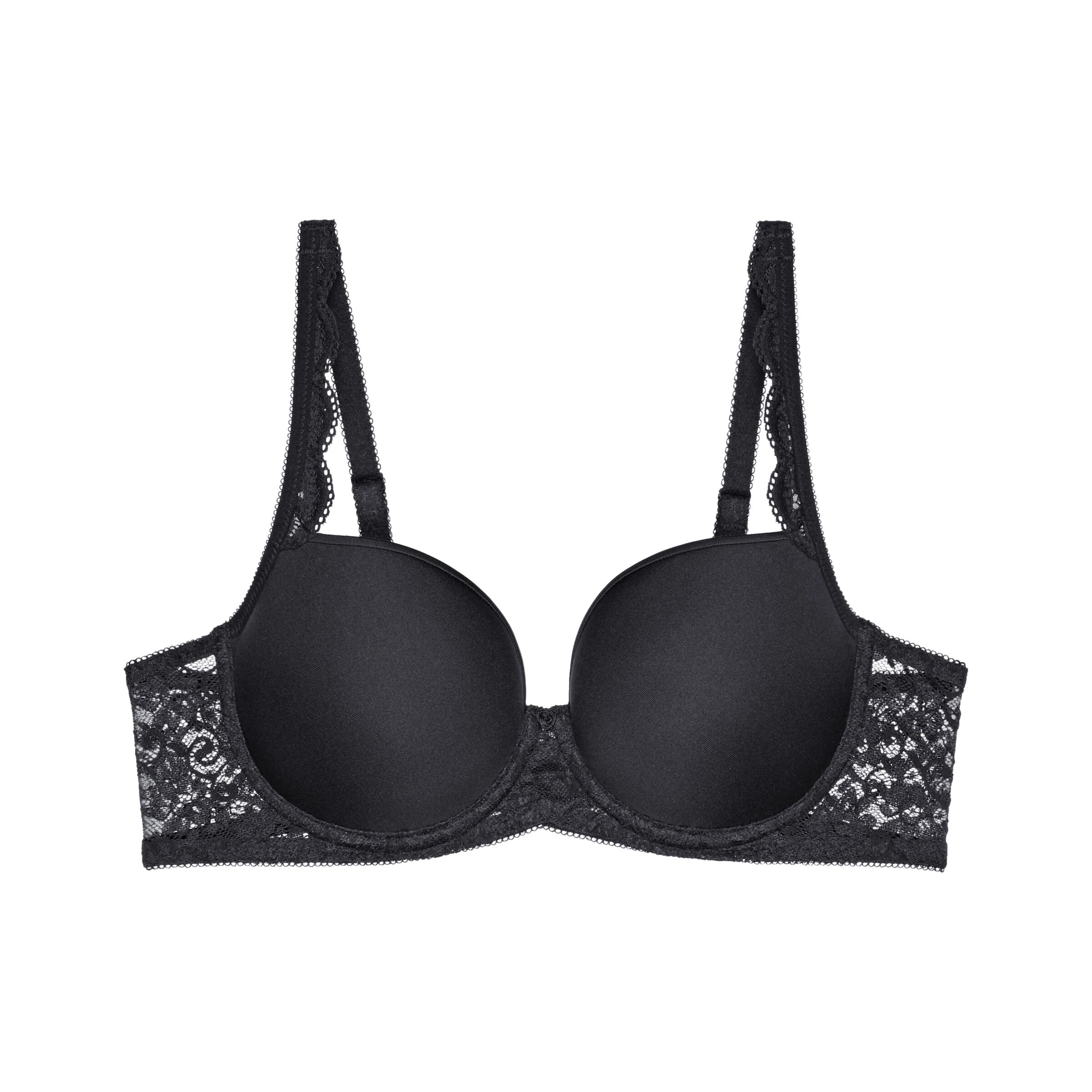 Amourette BH mit Bügel, gefüttert in schwarz