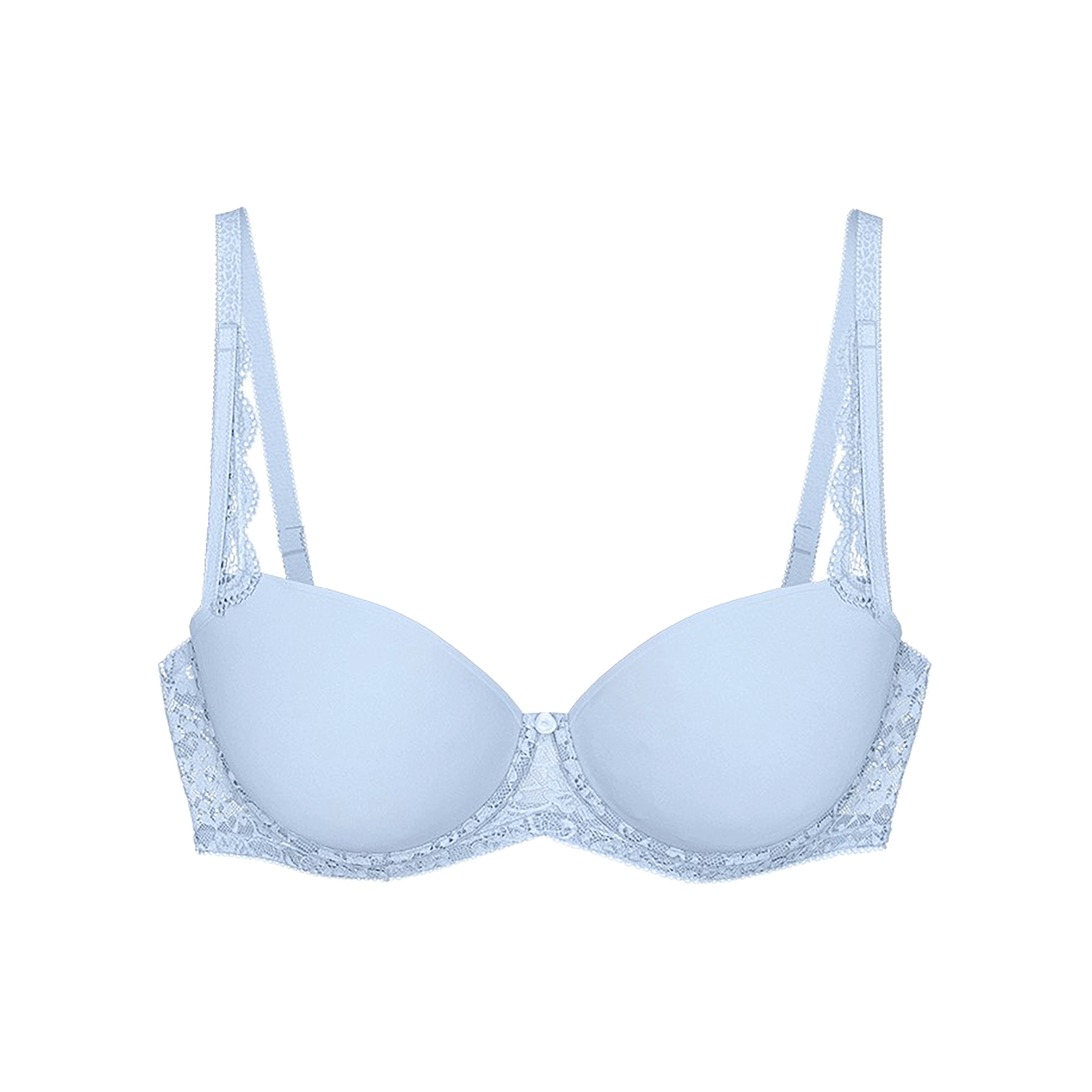 Amourette BH mit Bügel, gefüttert in blau