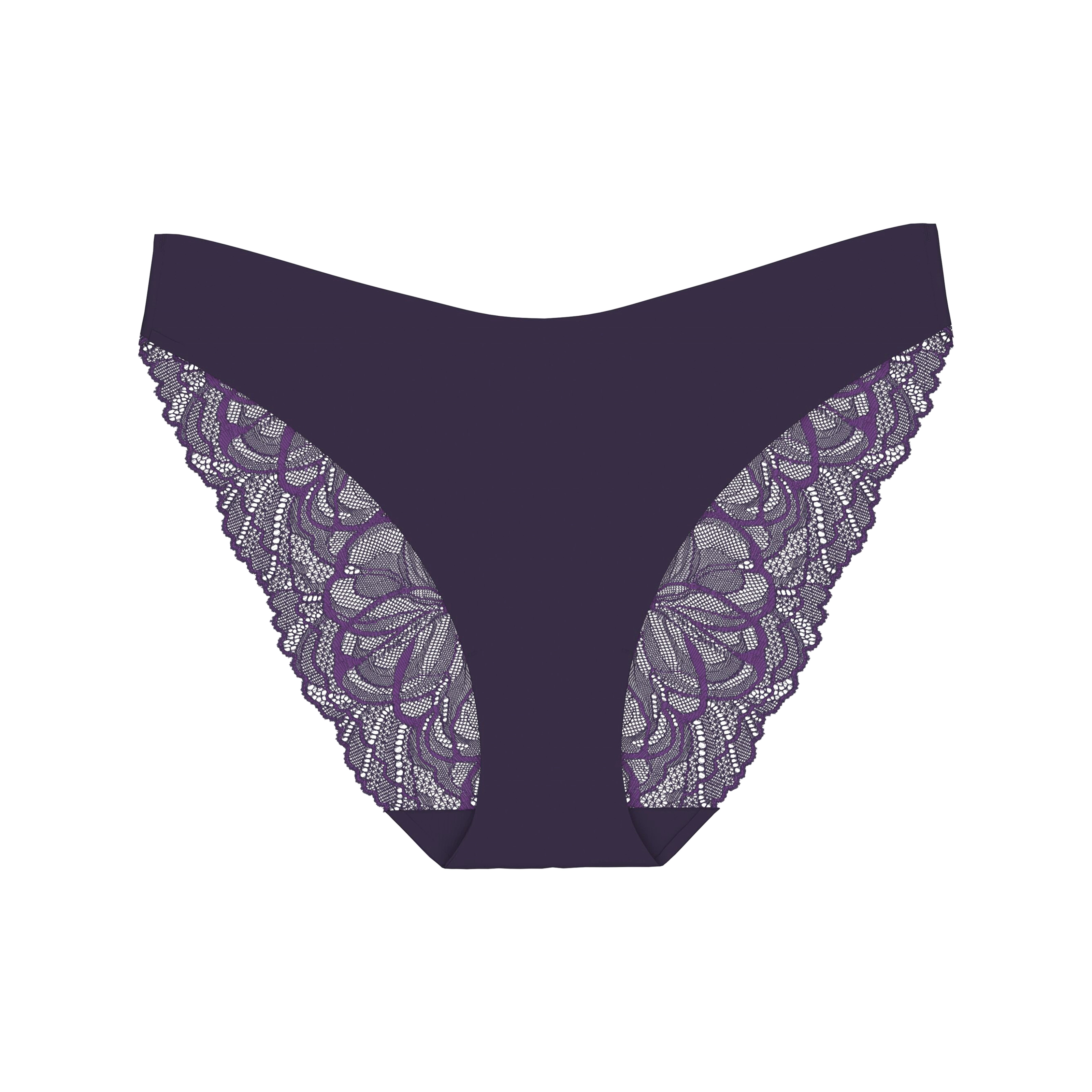 Body Make-Up Illusion Lace Slip in blau