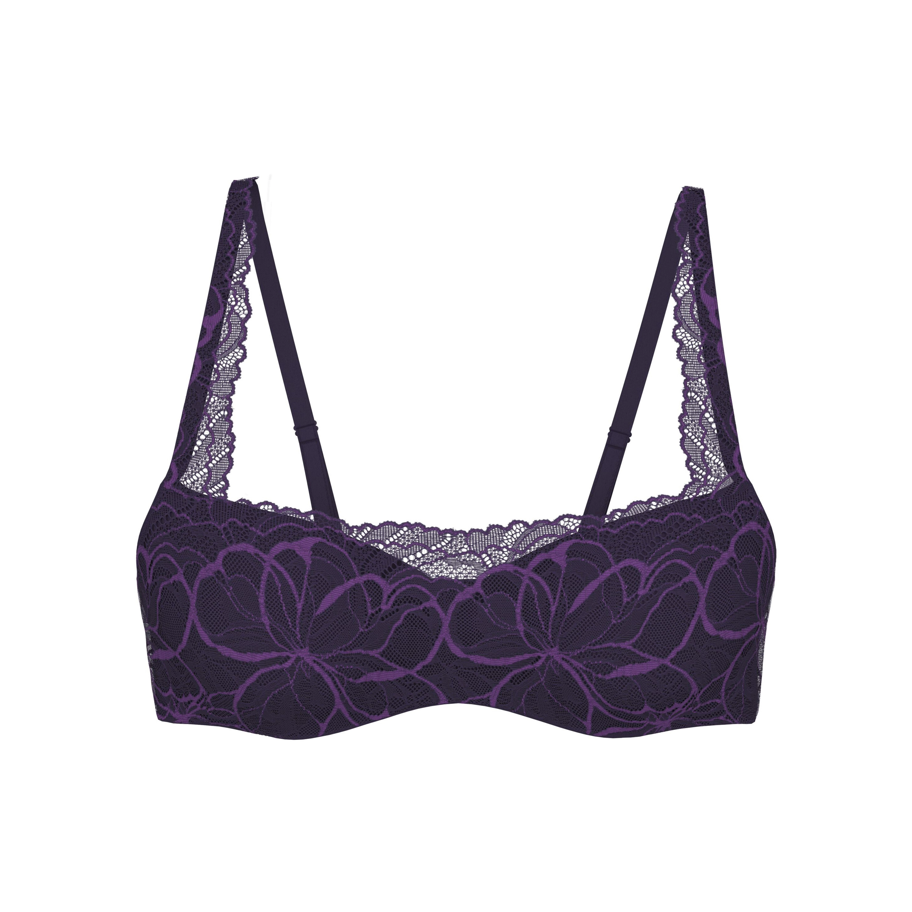 Body Make-Up Illusion Lace BH mit Bügel, gefüttert in blau
