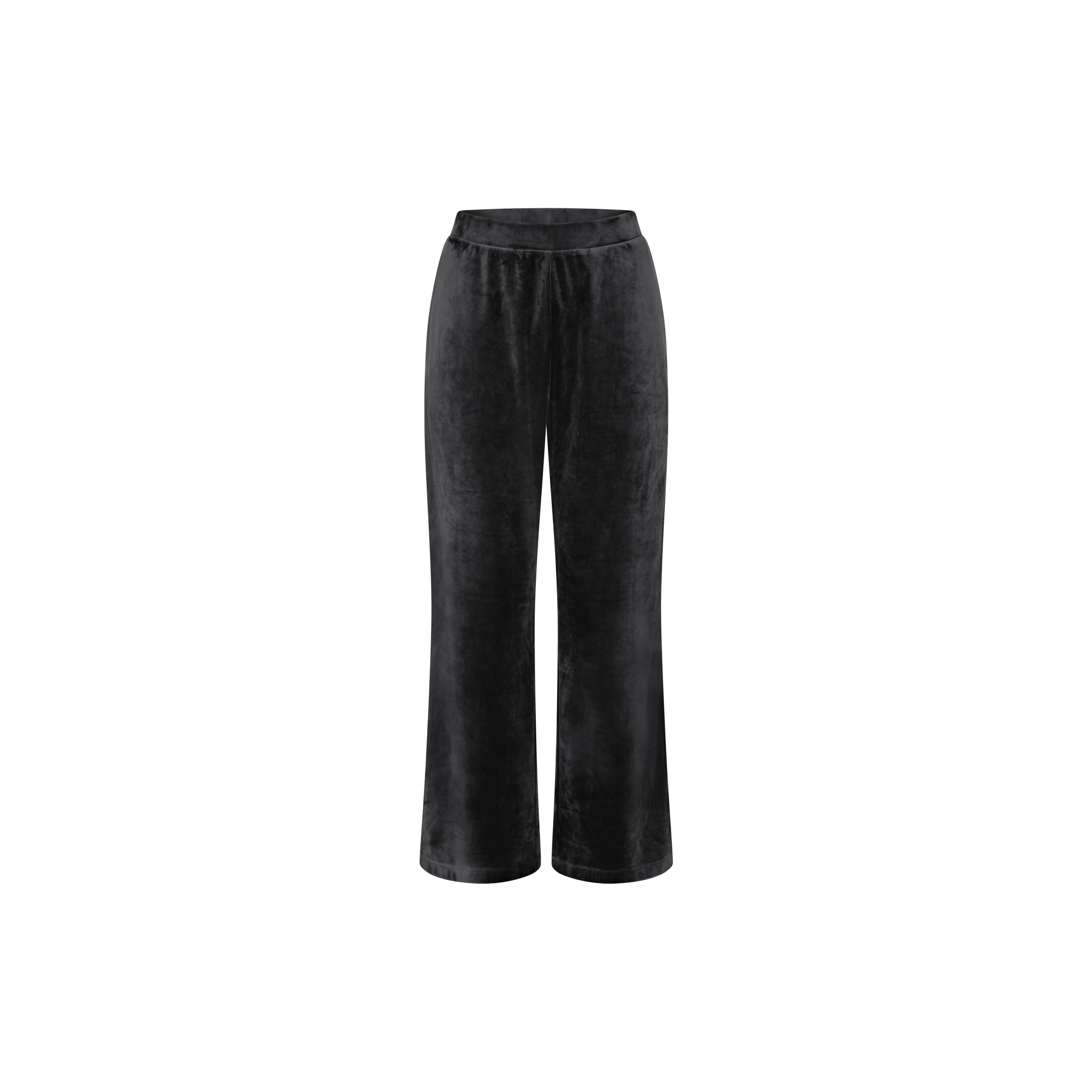 Sensual Velour Leggings in schwarz