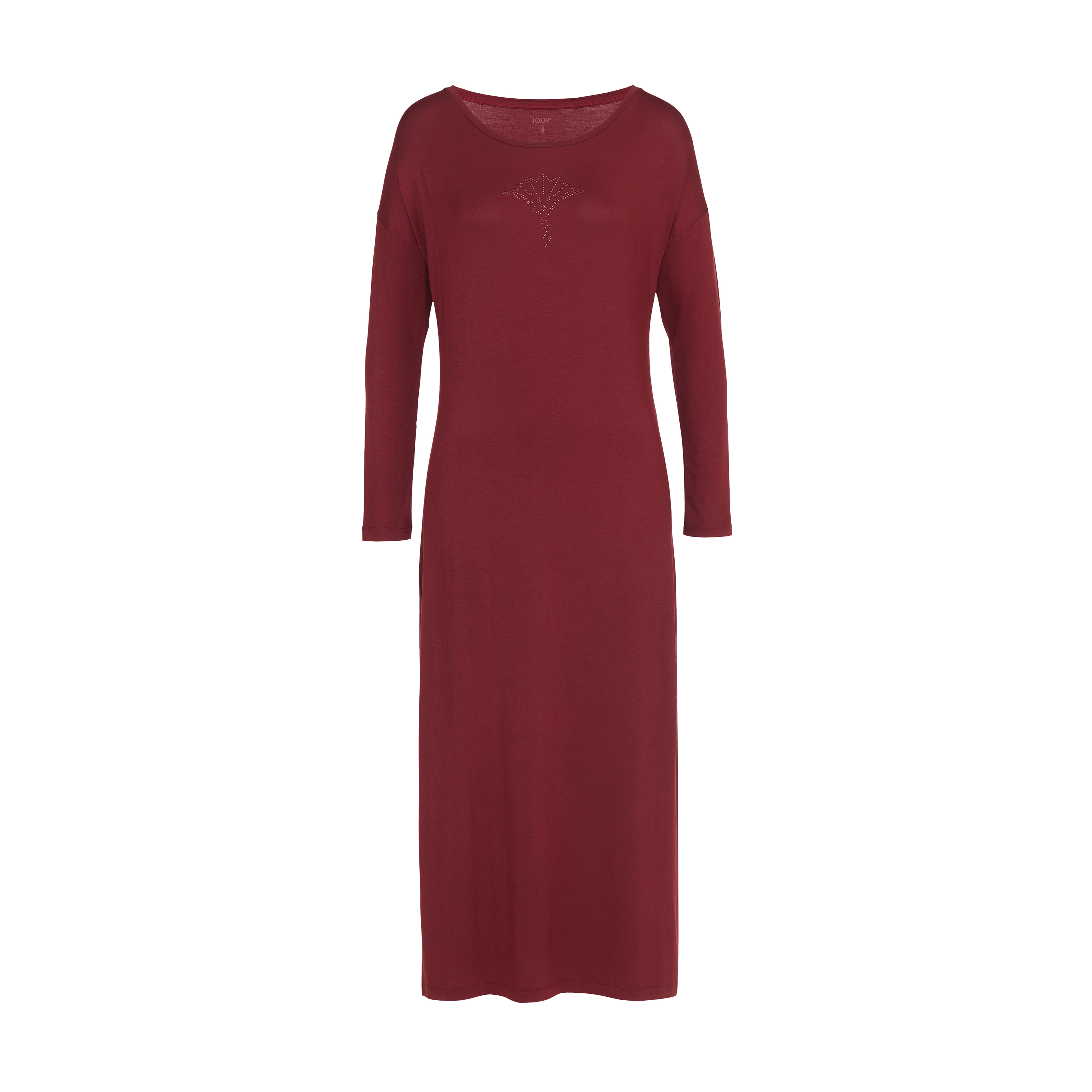Luxe Nachthemd lang in rot