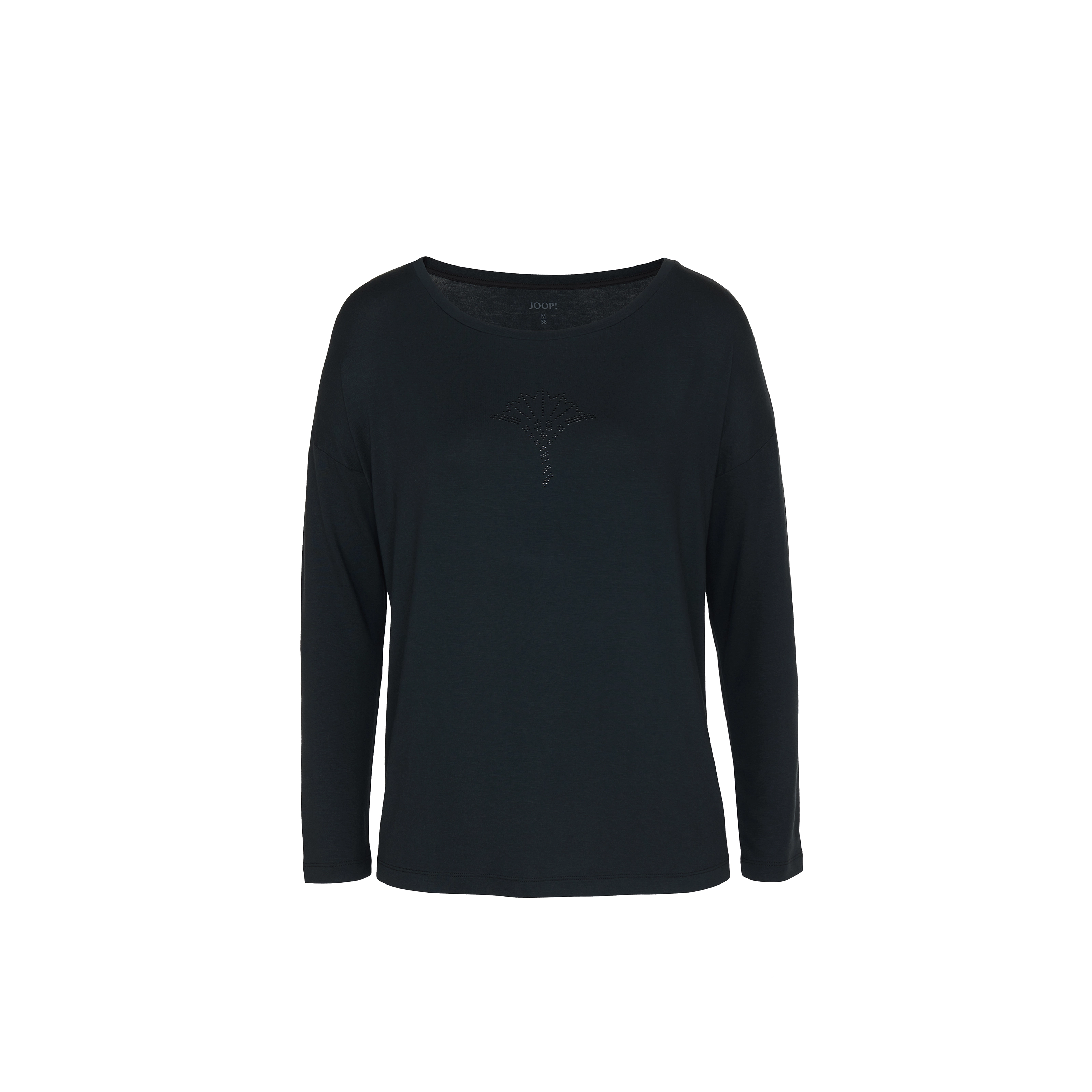 Luxe Pyjama Oberteil in schwarz