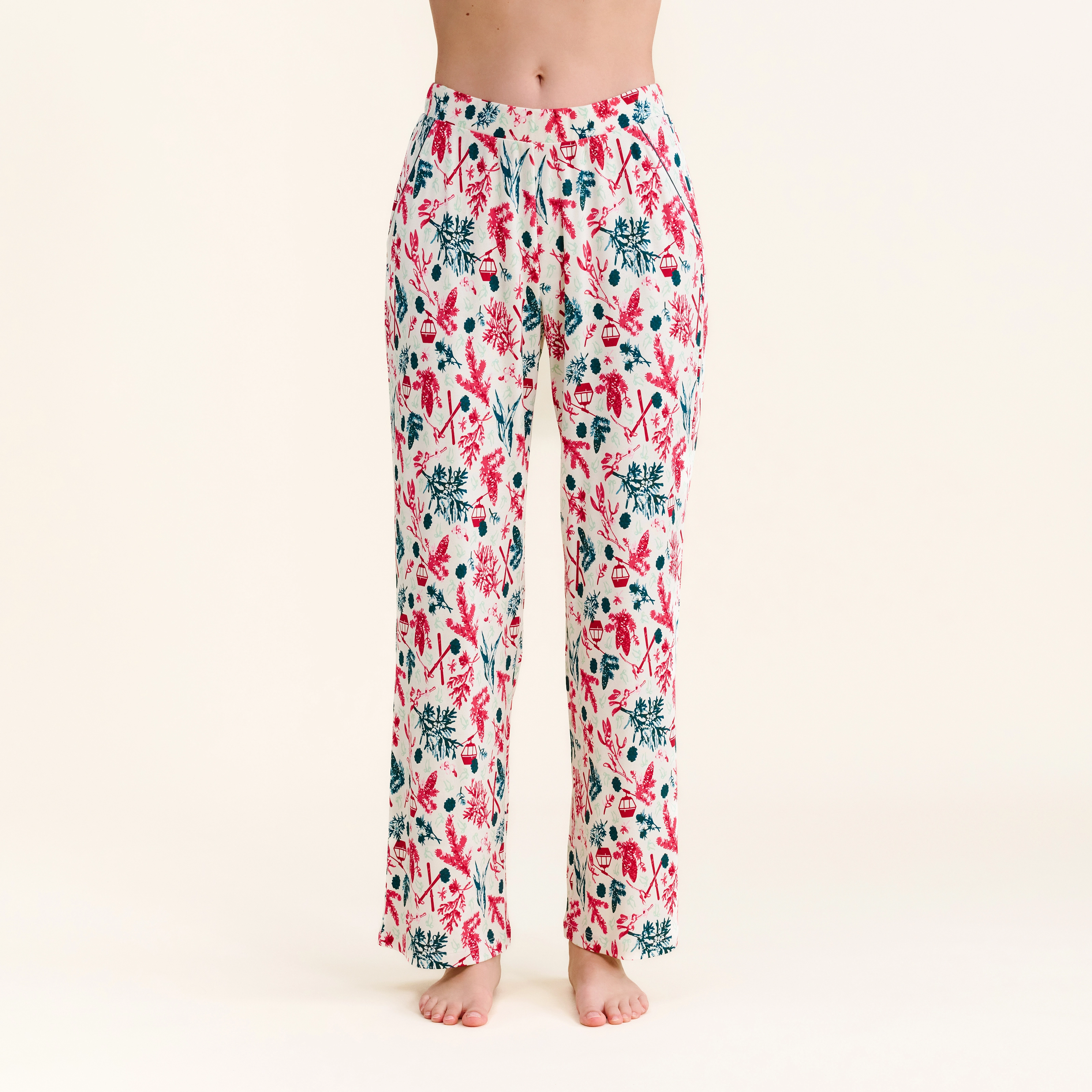 Image of Beeja Pyjama Unterteil in weiss