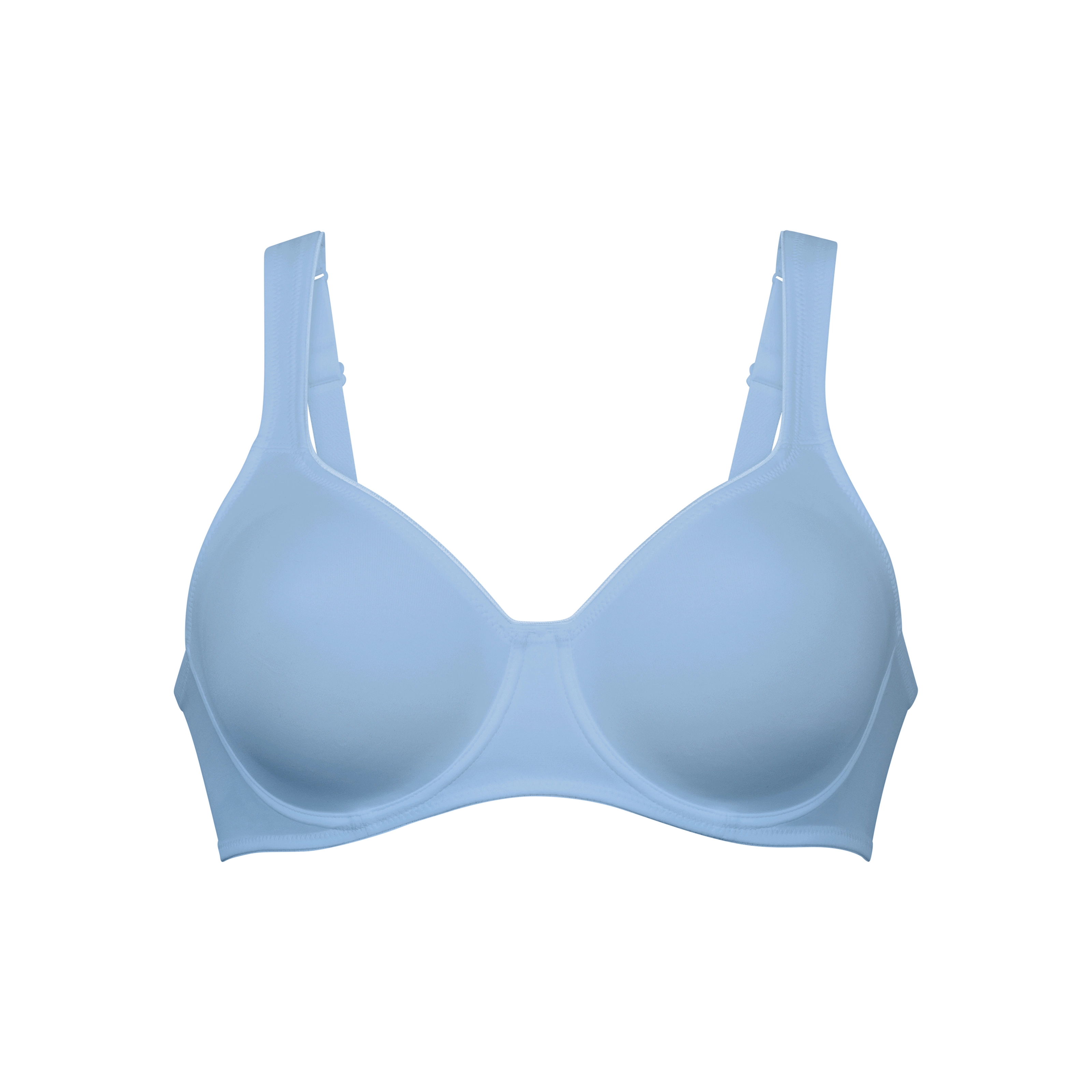 Image of Twin BH mit Bügel, ungefüttert in blau