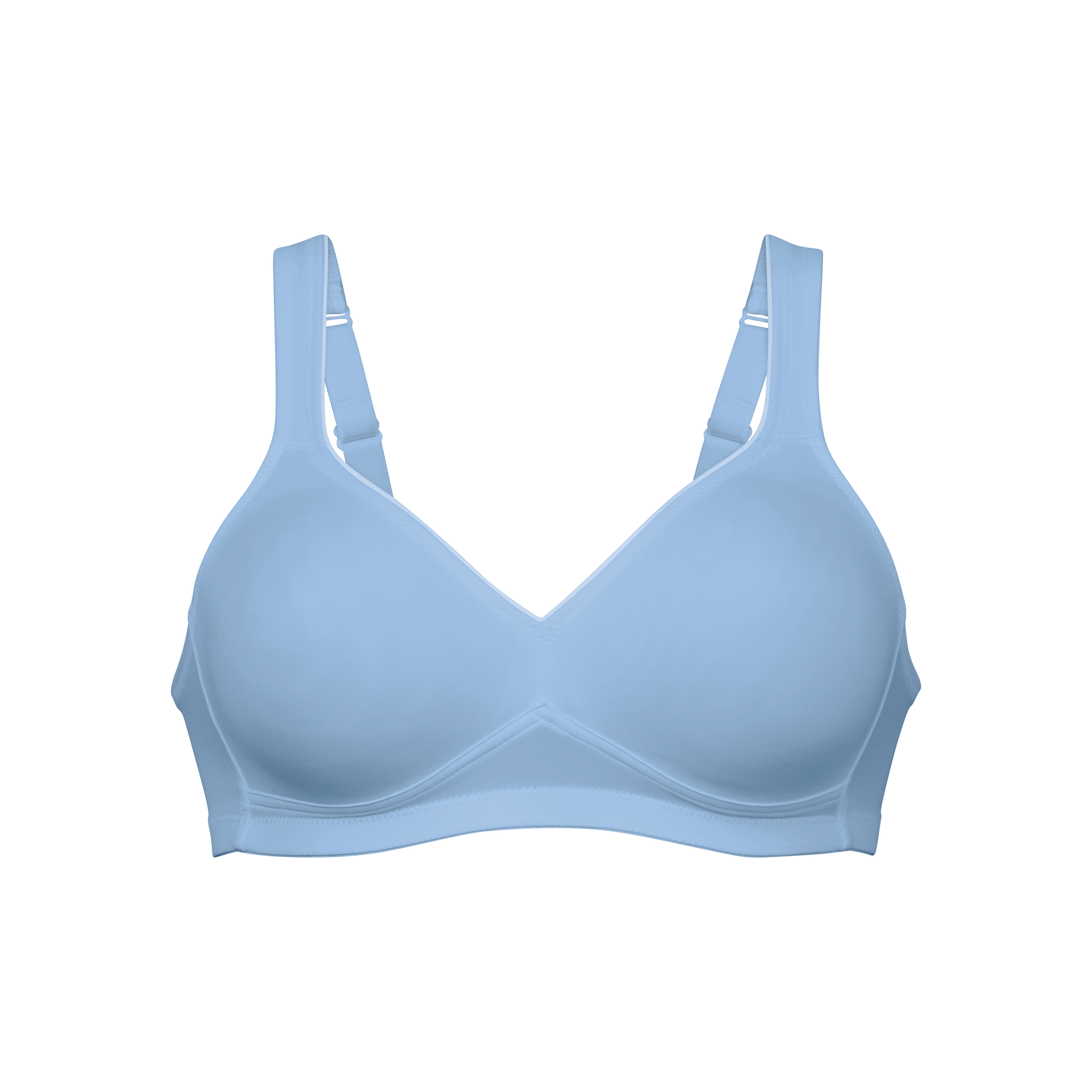 Image of Twin BH ohne Bügel, gefüttert in blau