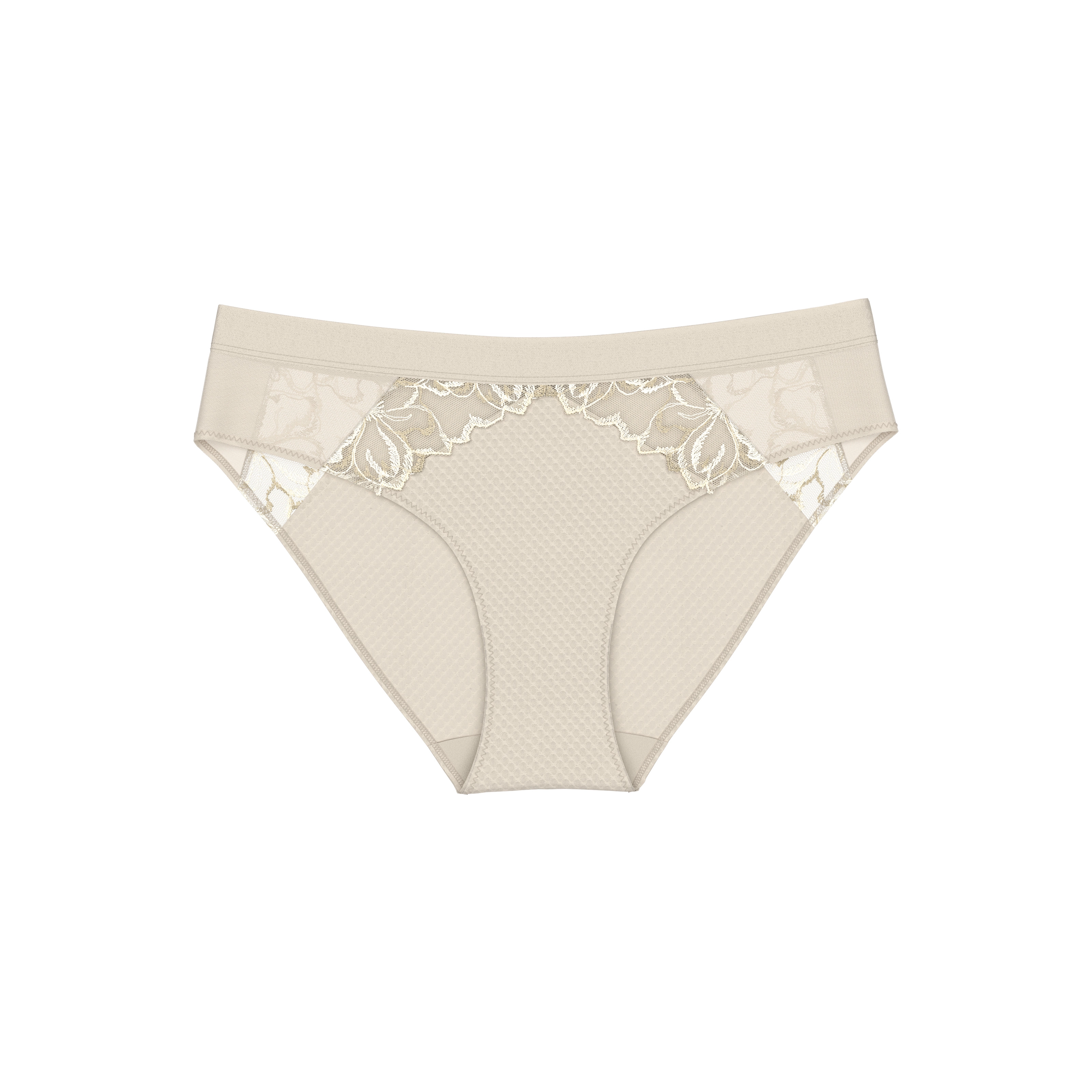 Image of Wild Azalea Florale Slip in beige