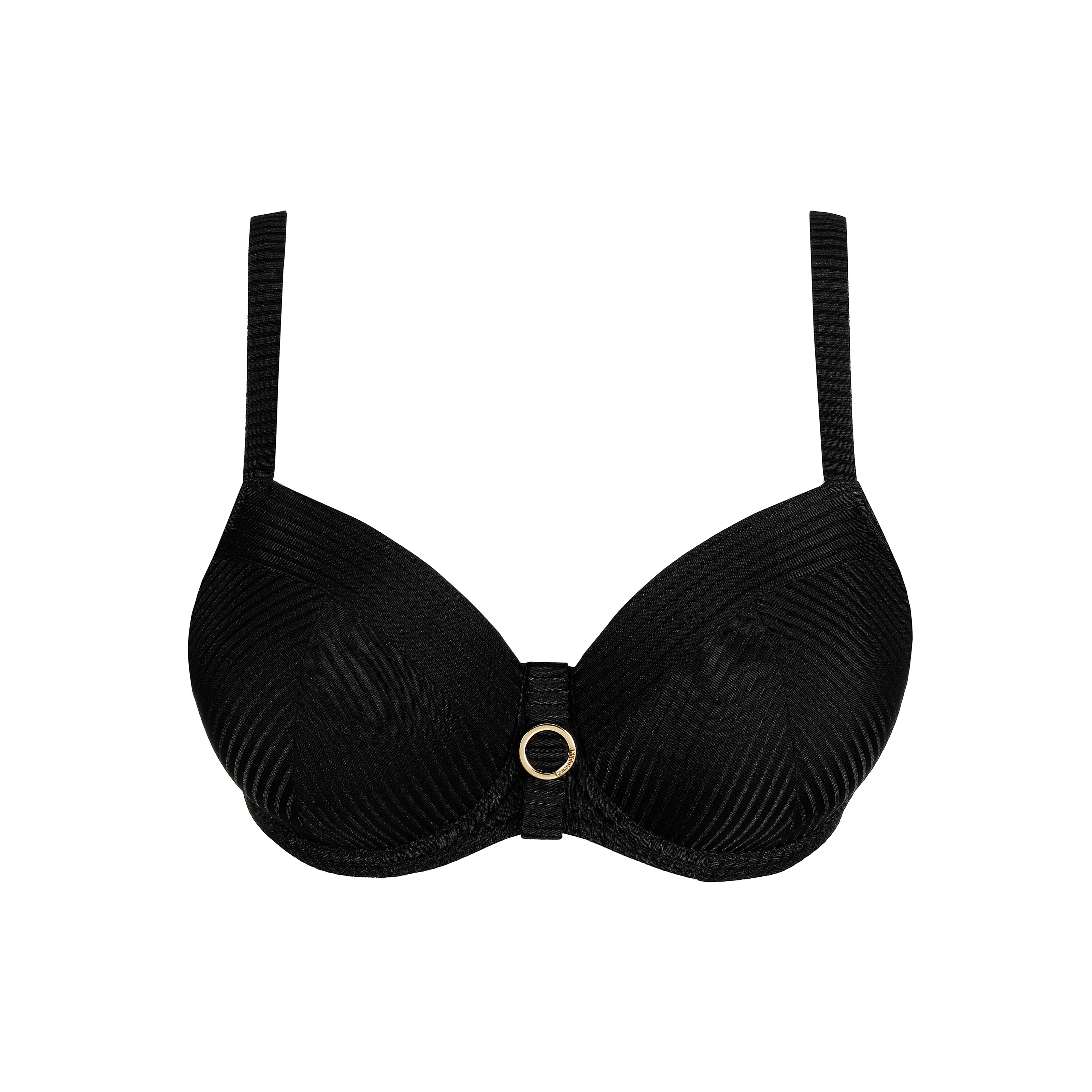 Image of Delray Bikini Top mit Bügel gefüttert in schwarz