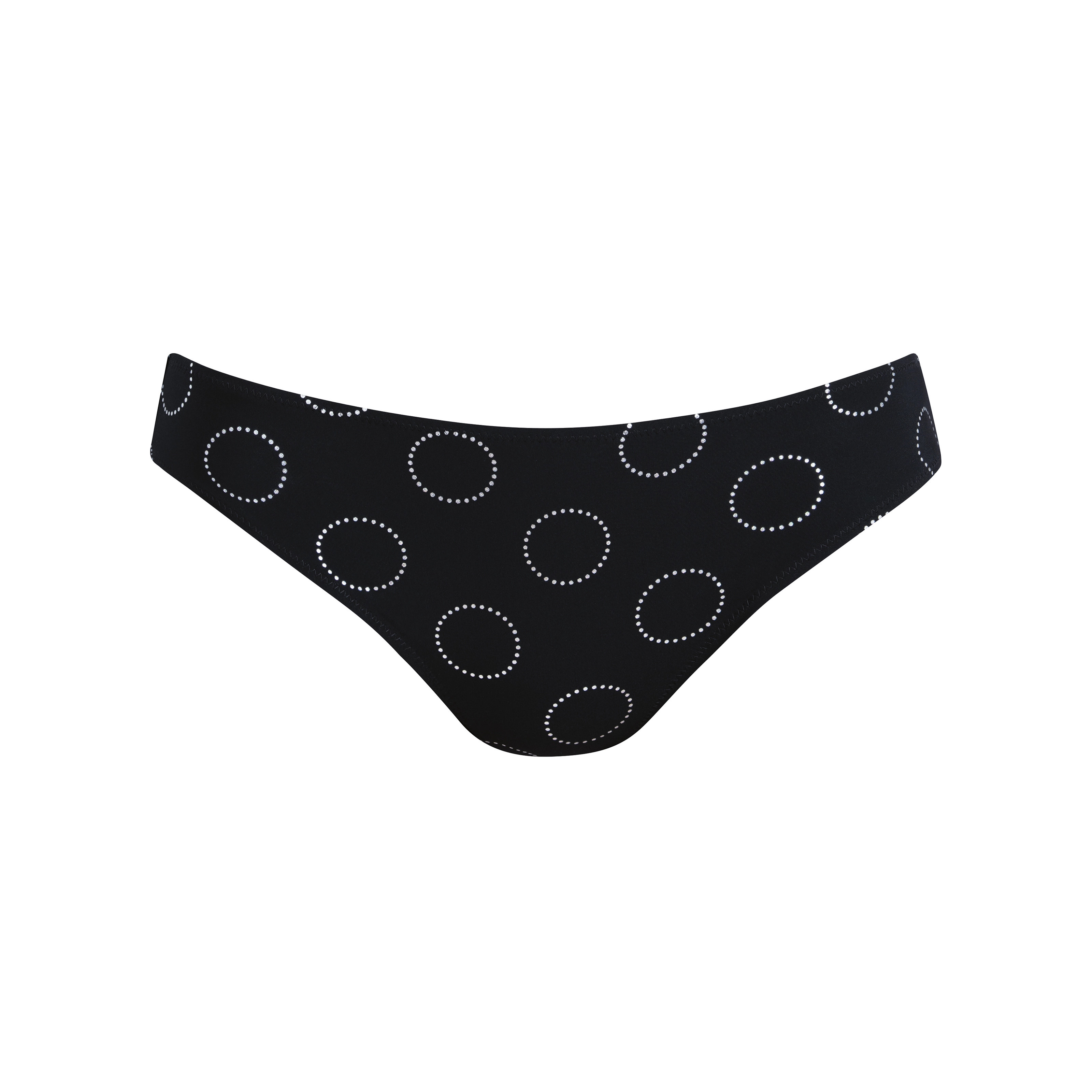 Image of Silver Pearls Bikini Regular Slip in schwarz
