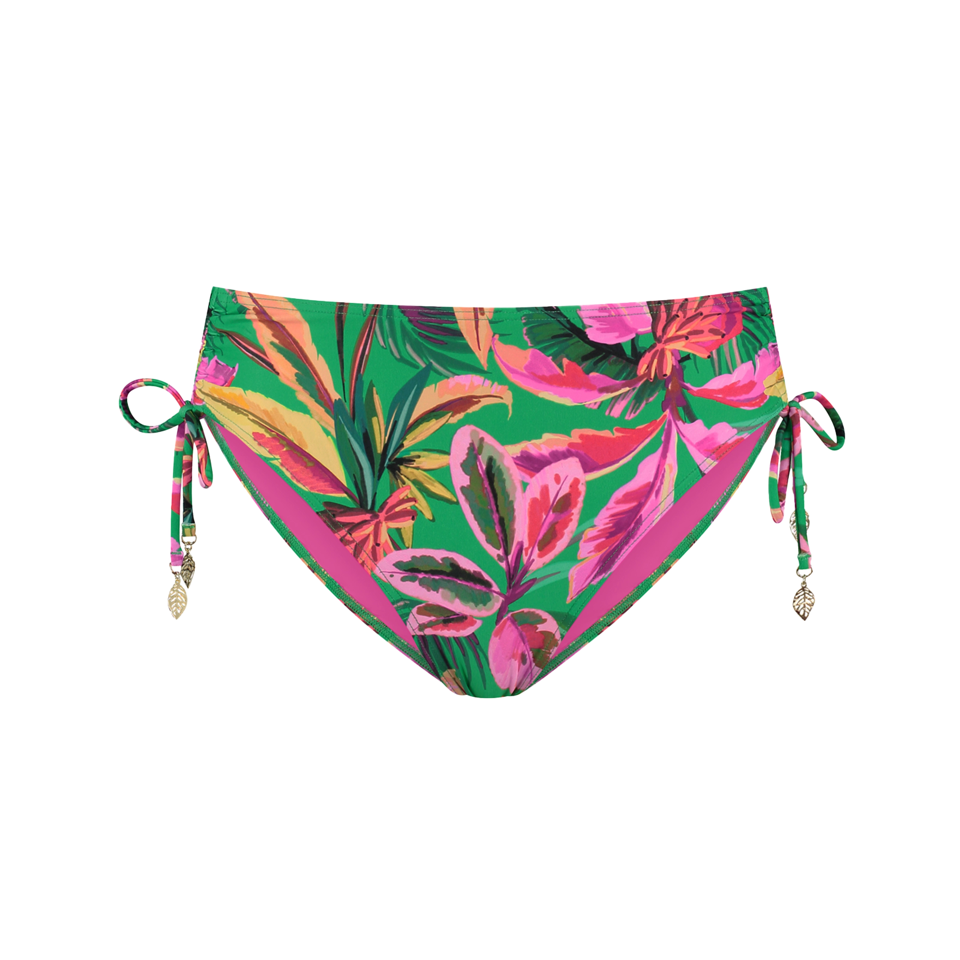 Image of Floral Forest Bikini Panty Slip in grün