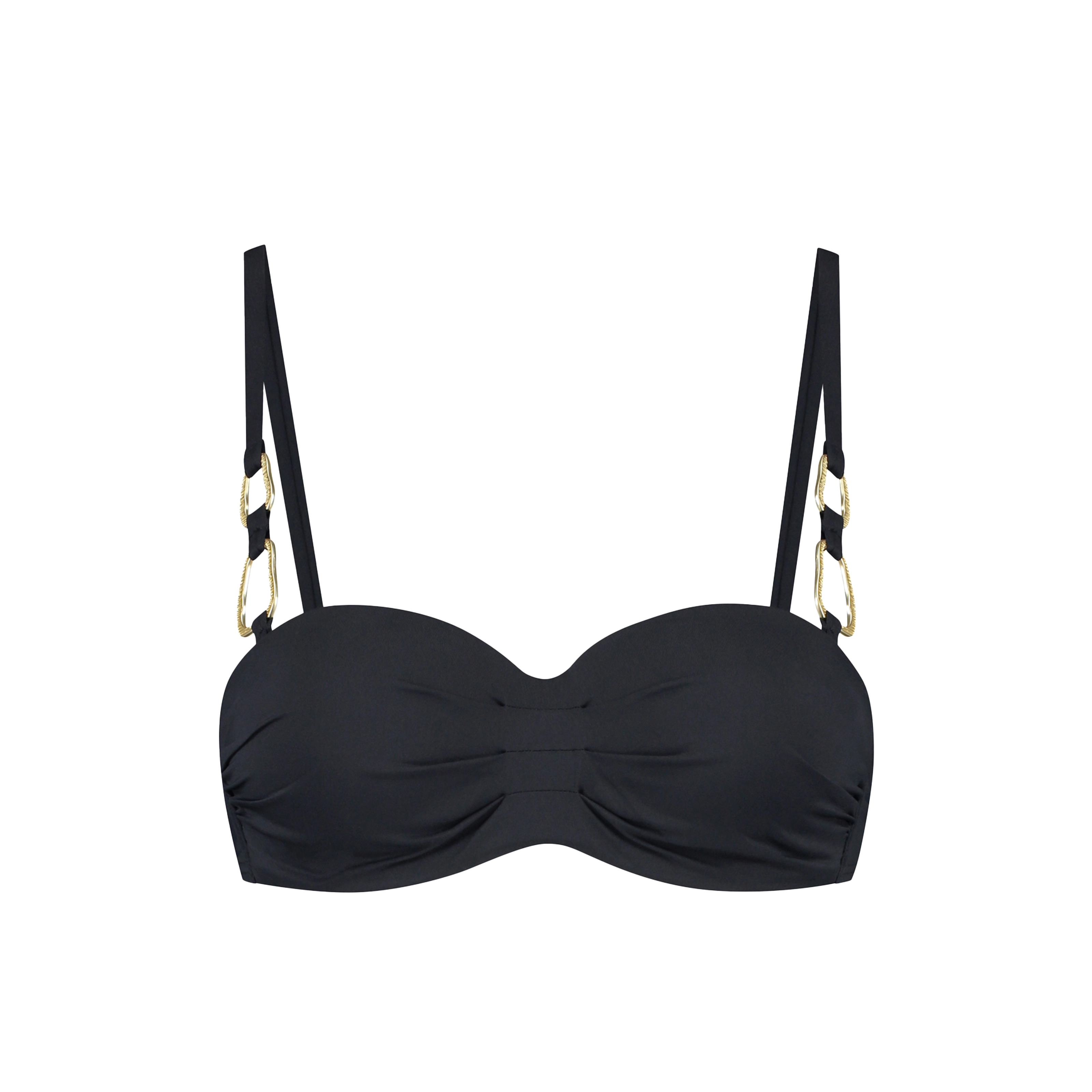 Image of Femme Noir Bikini Top mit Bügel gefüttert in schwarz