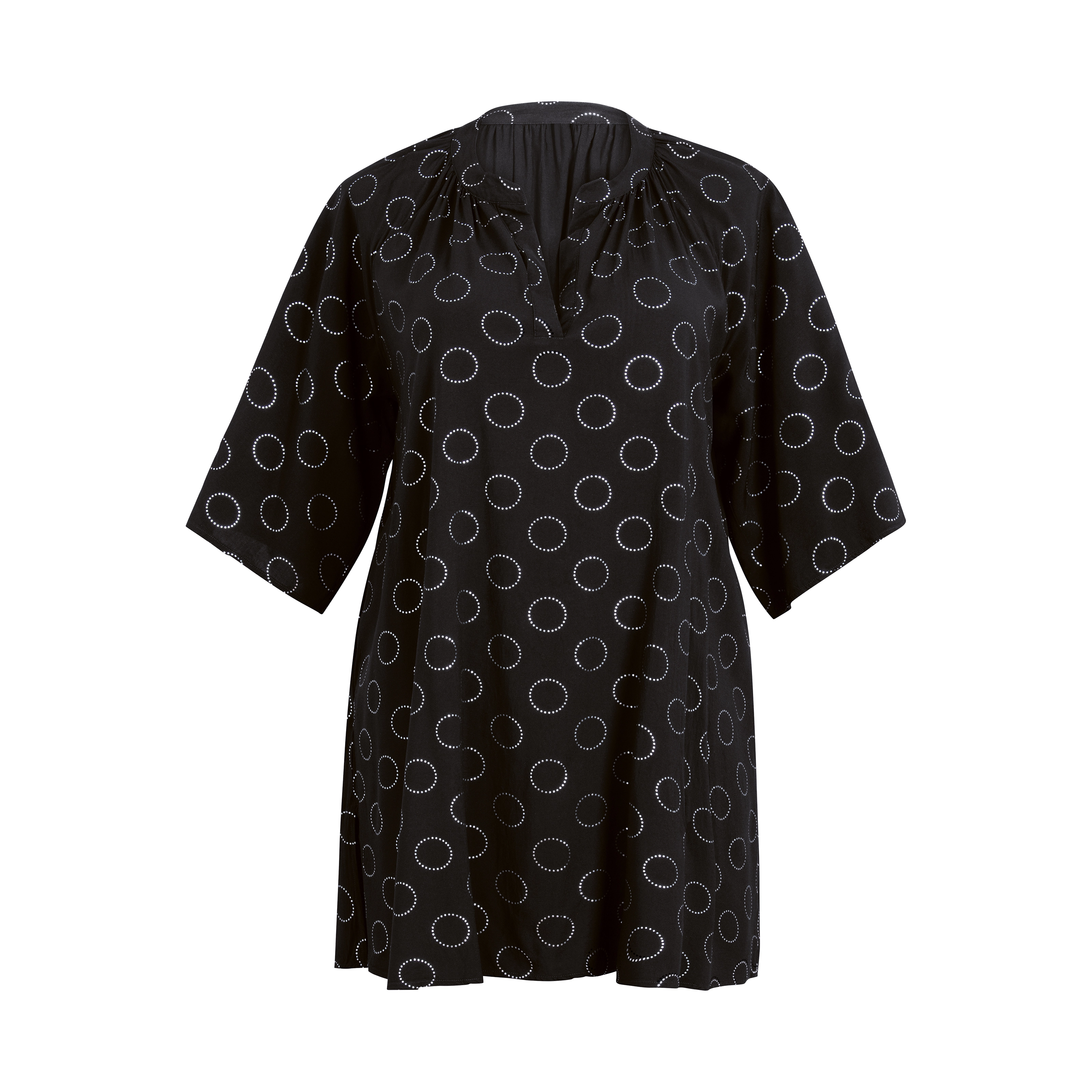 Image of Silver Pearls Kleid in schwarz