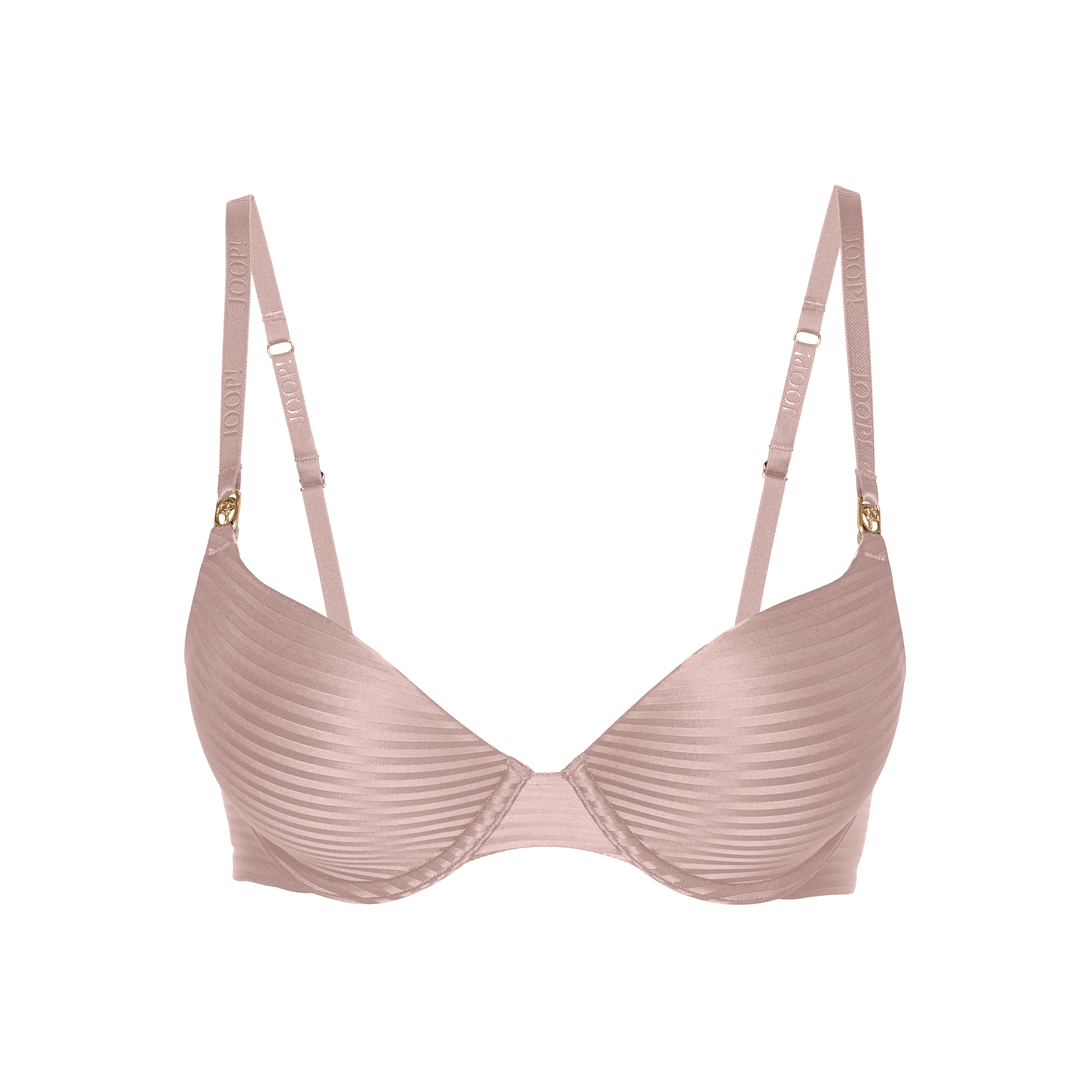 Glam BH mit Bügel, gefüttert in rosa
