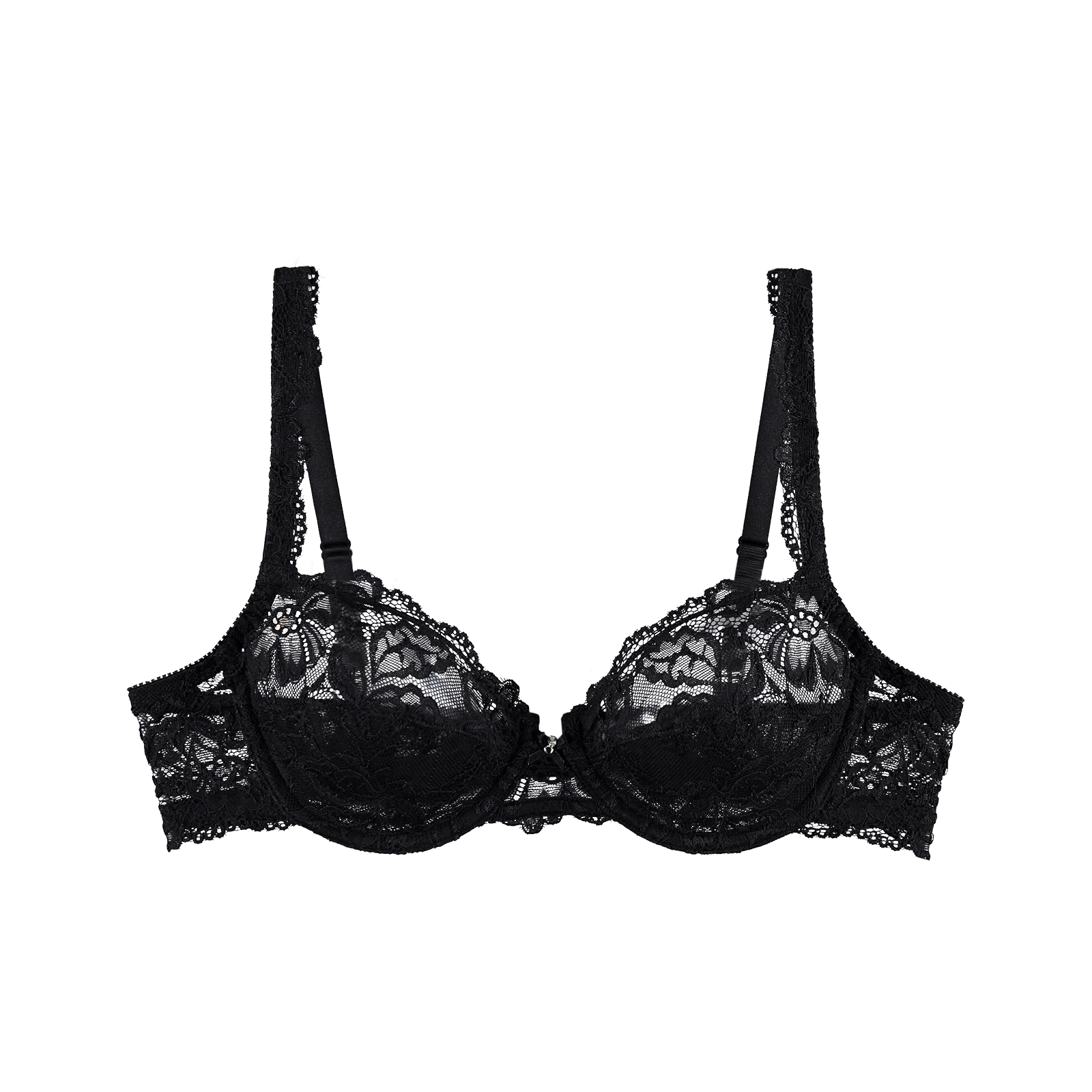 Luxury Desire BH mit Bügel, ungefüttert in schwarz