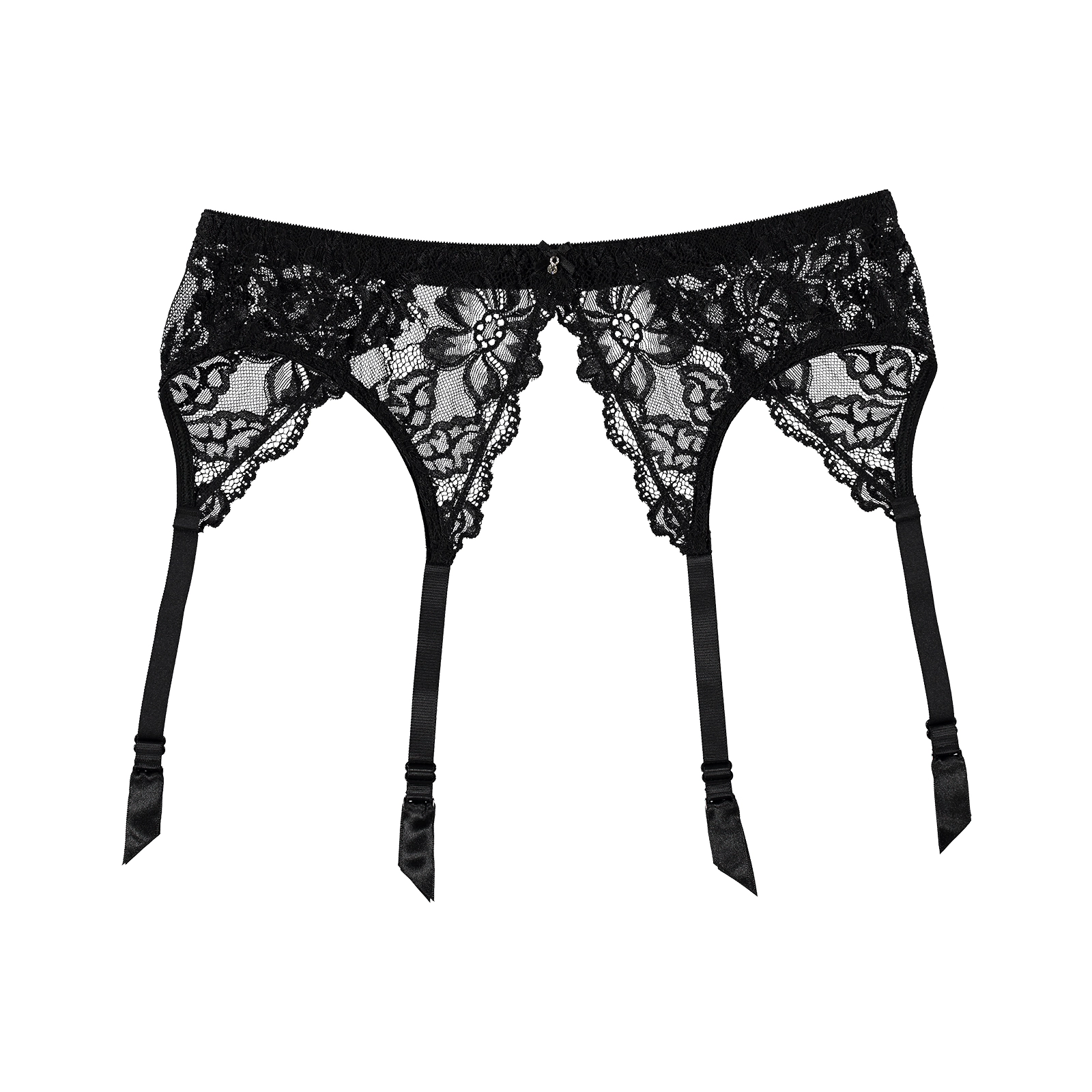 Luxury Desire Strumpfband in schwarz