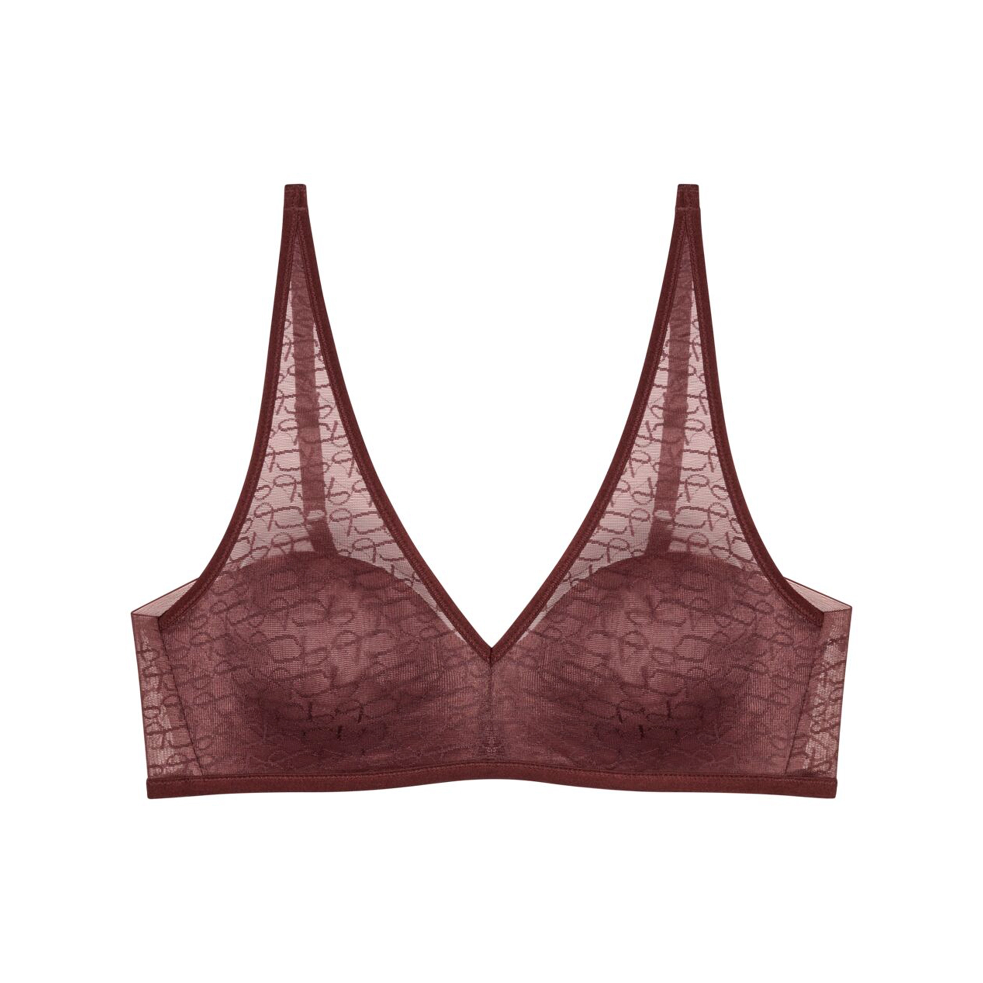 Triumph Signature Sheer BH ohne Bügel, gefüttert in braun