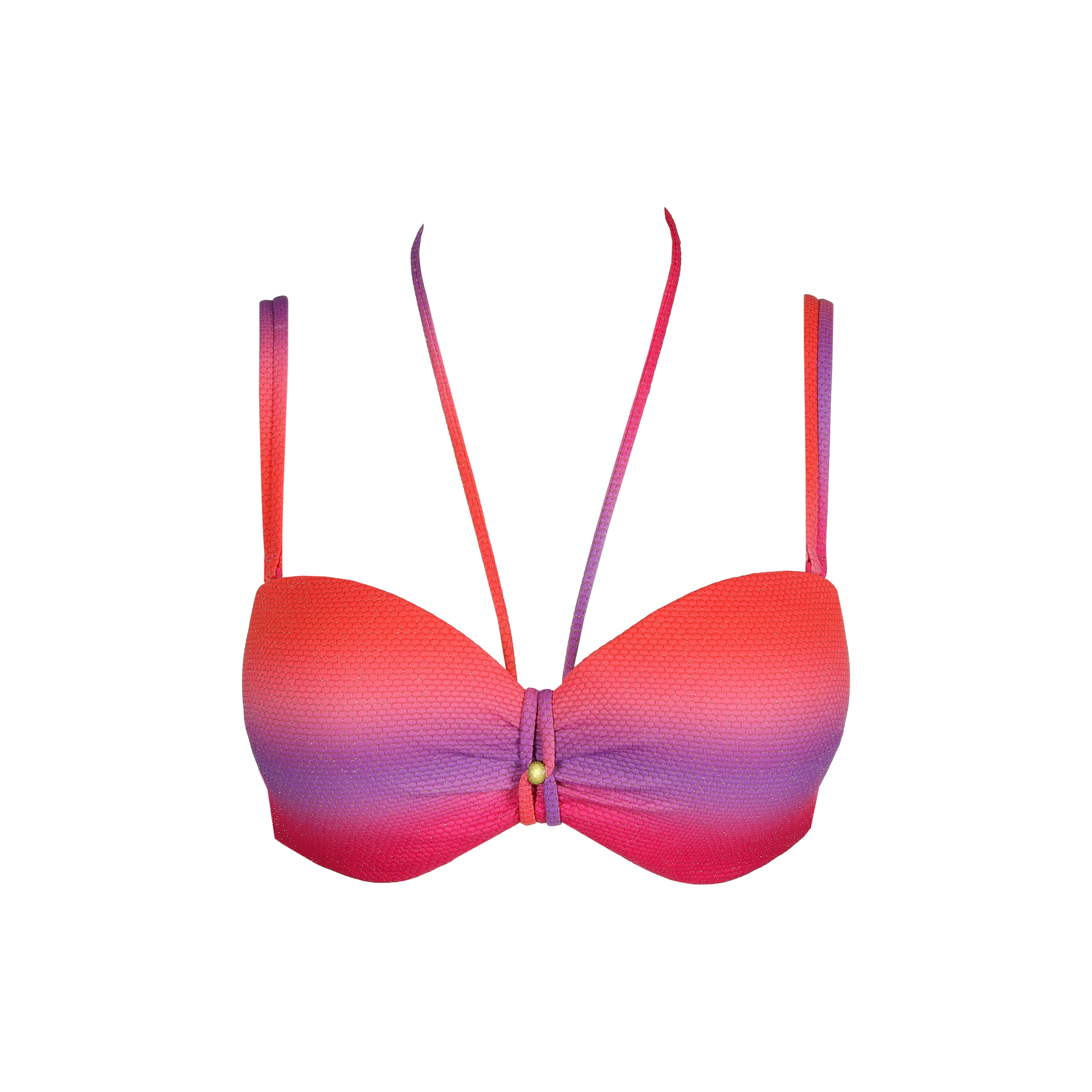 Nusa Dua Bikini Top ohne Bügel gefüttert in pink