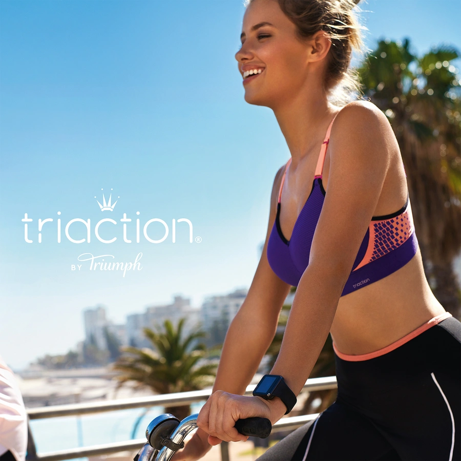 Triaction Hybrid Lite, Viola con motivo, large