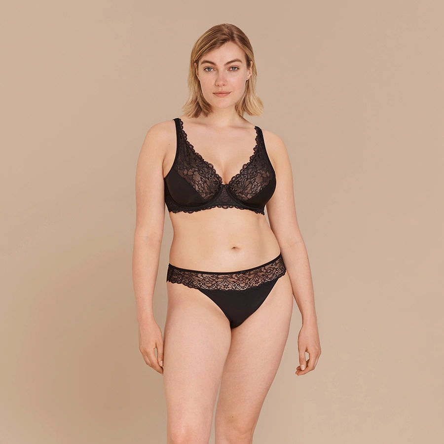 Lace Comfort, Schwarz, large