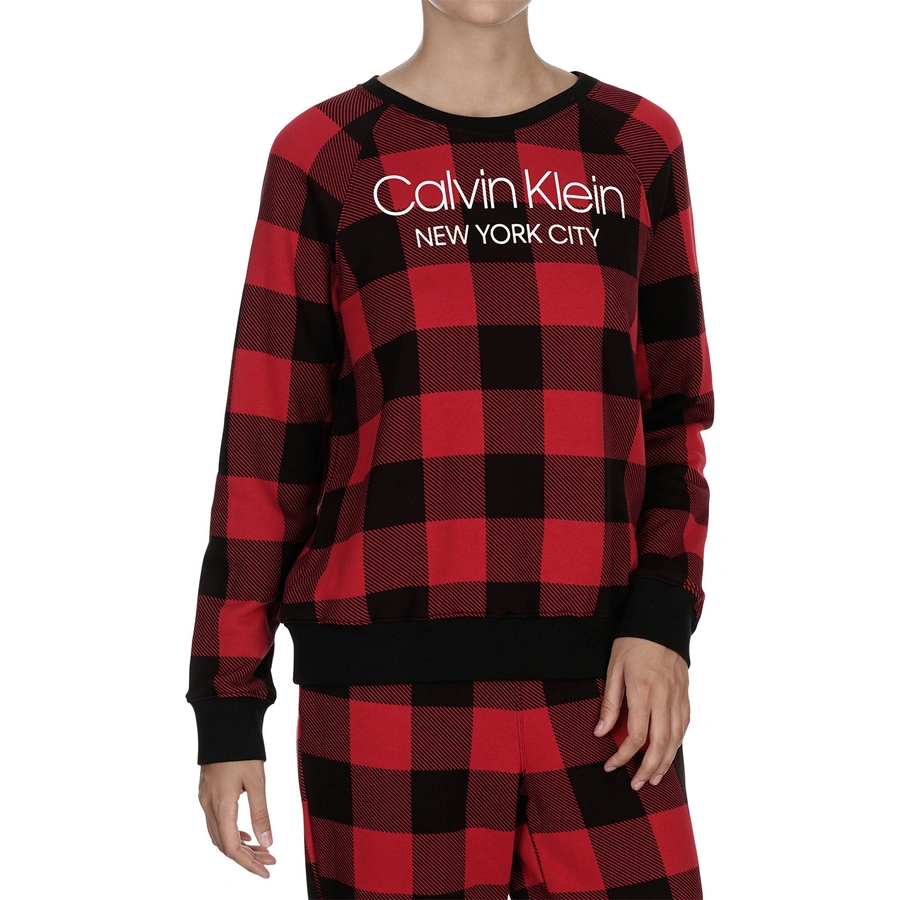 Buffalo Check, Rouge avec motifs, large