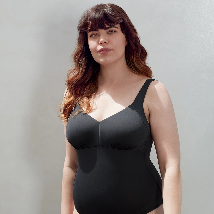 Swimsuit, Schwarz, large