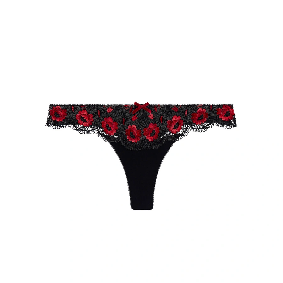 Fievre Andalouse, Rouge avec motifs, large