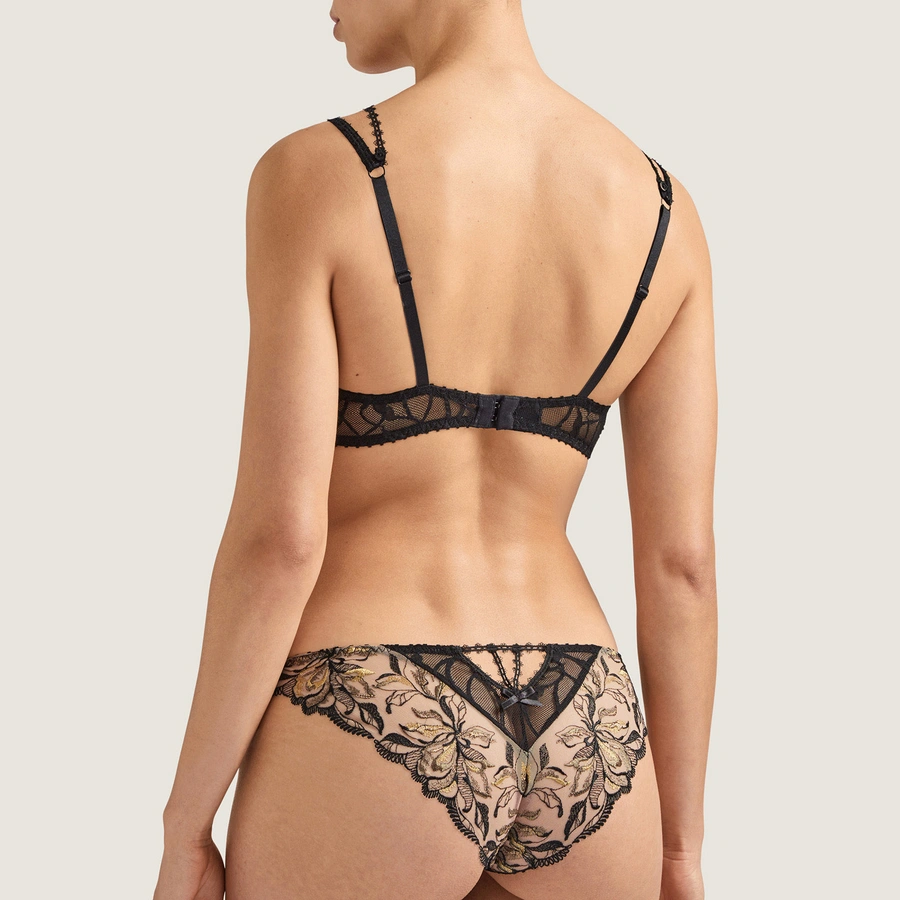 Encre De Chine, Noir avec motif, large