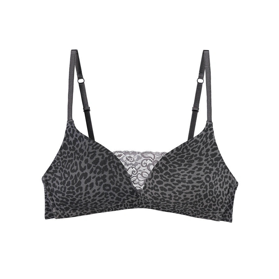 Eila, Gris avec motifs, large