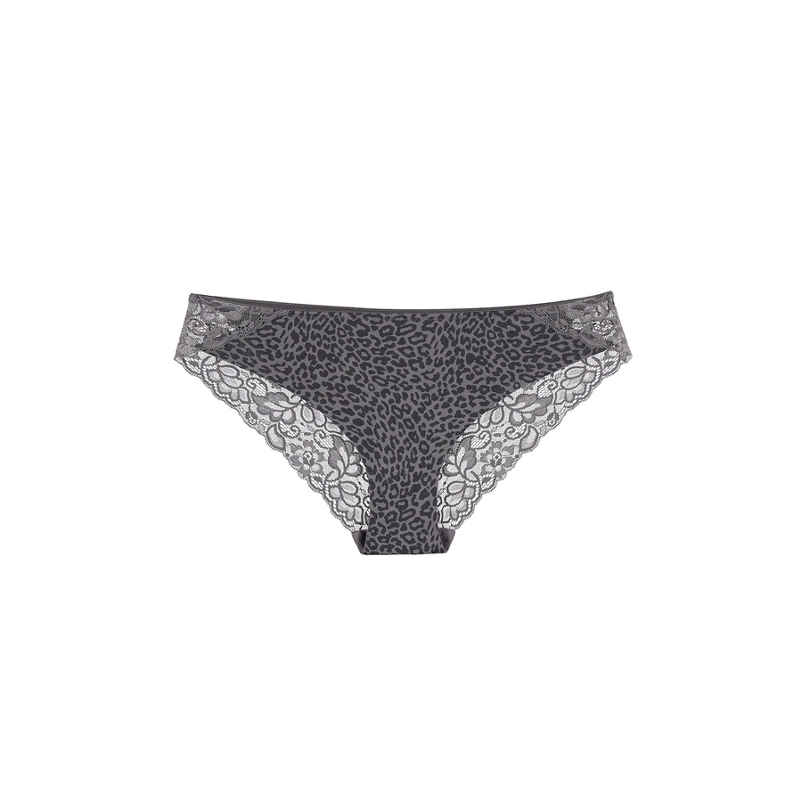 Cozy Beauty, Gris avec motifs, large